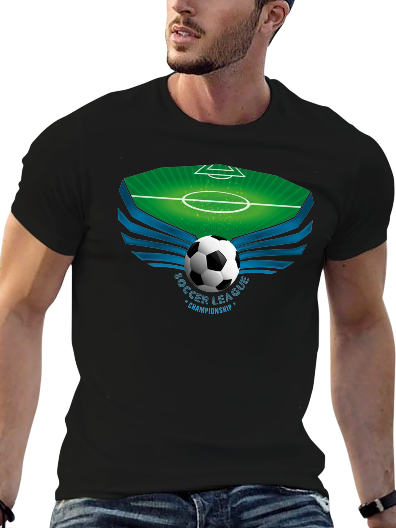 Soccer League Championship Graphic Tee