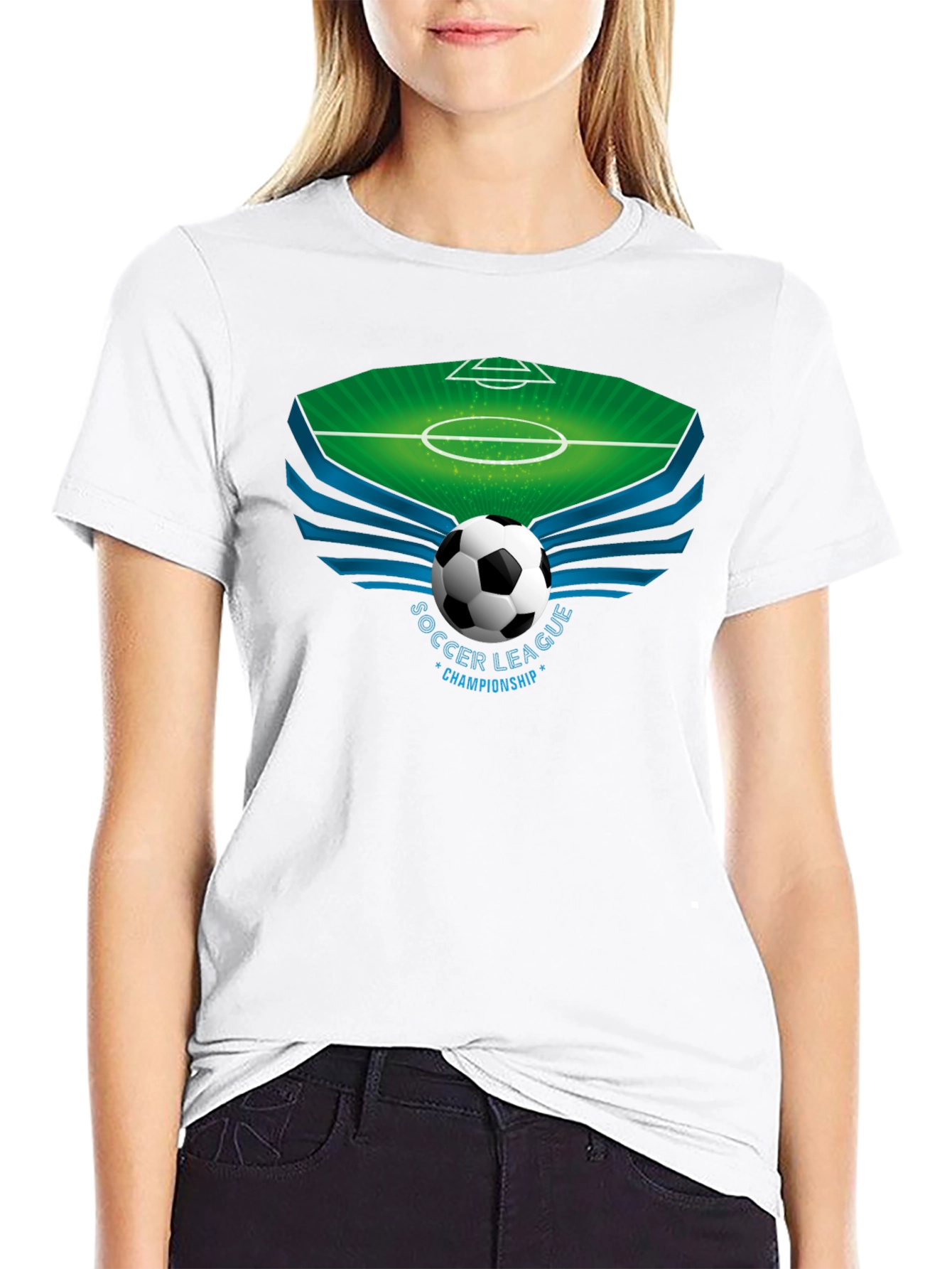 Soccer League Championship Graphic Tee