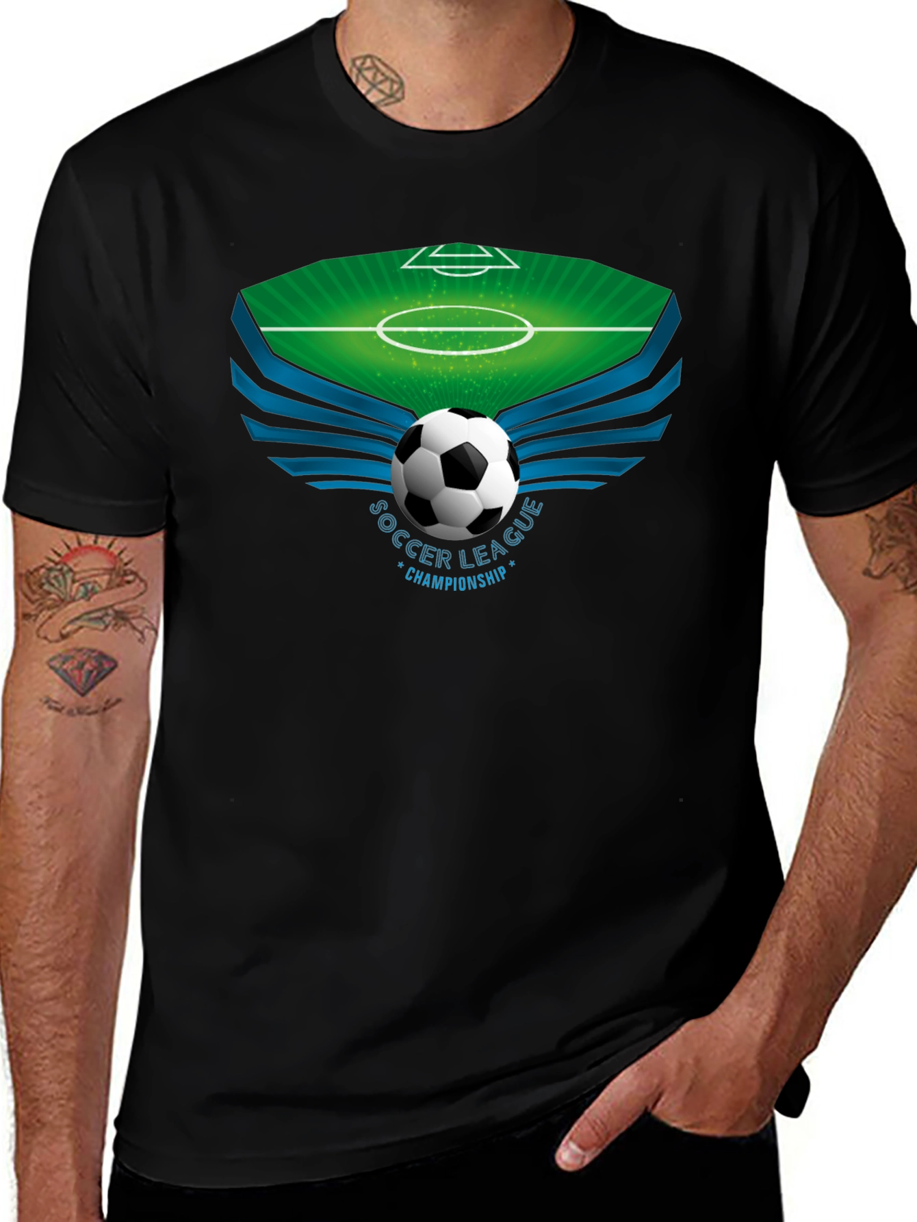 Soccer League Championship Graphic Tee