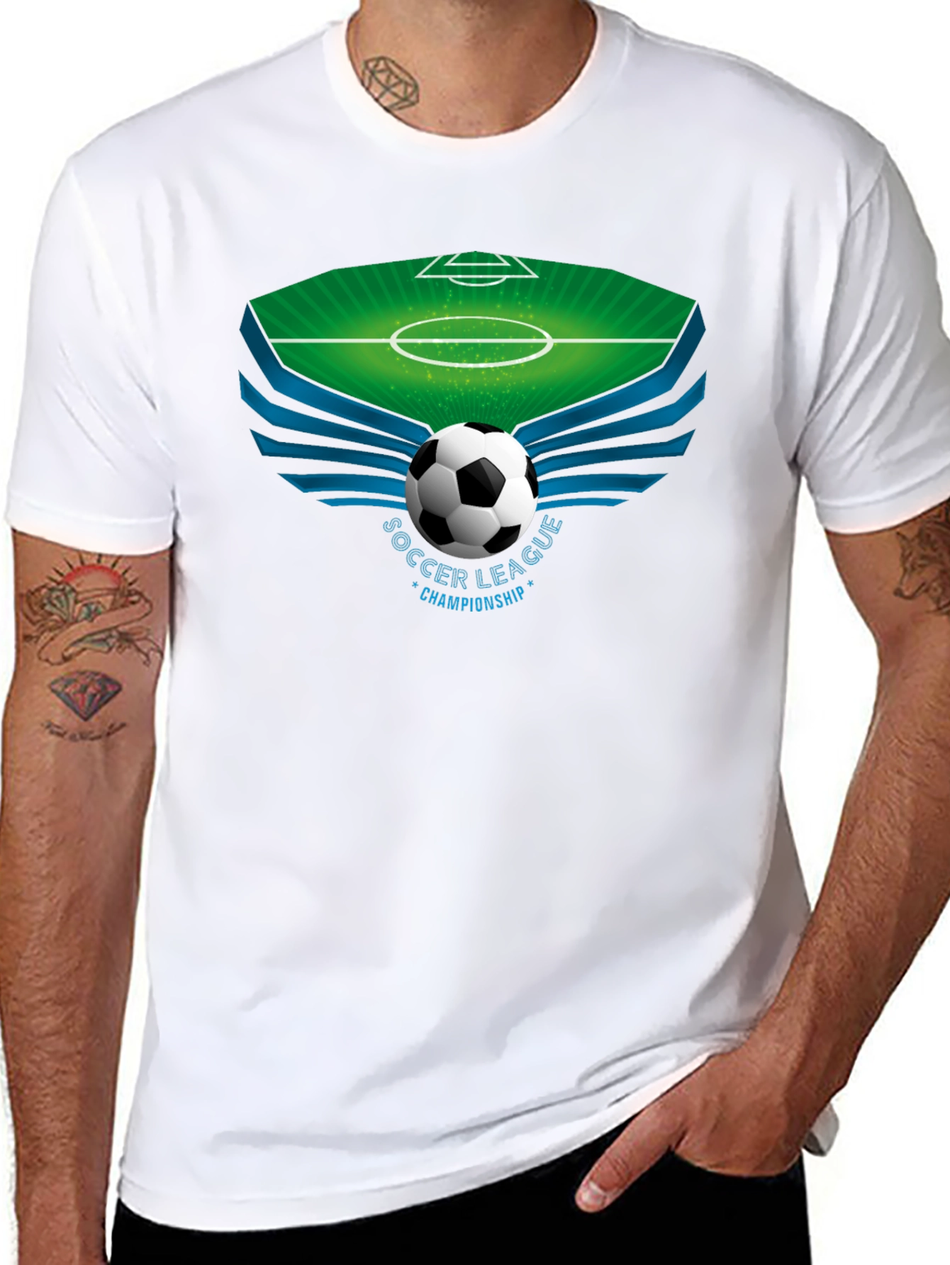 Soccer League Championship Graphic Tee