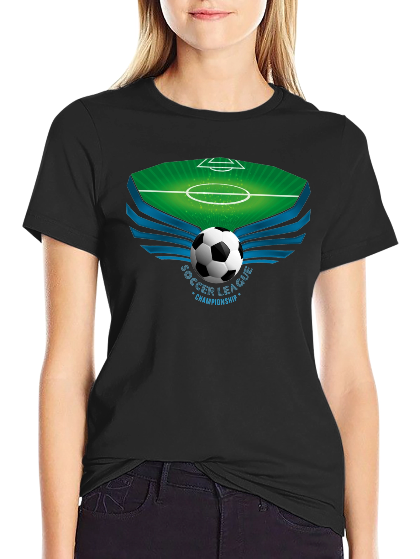 Soccer League Championship Graphic Tee