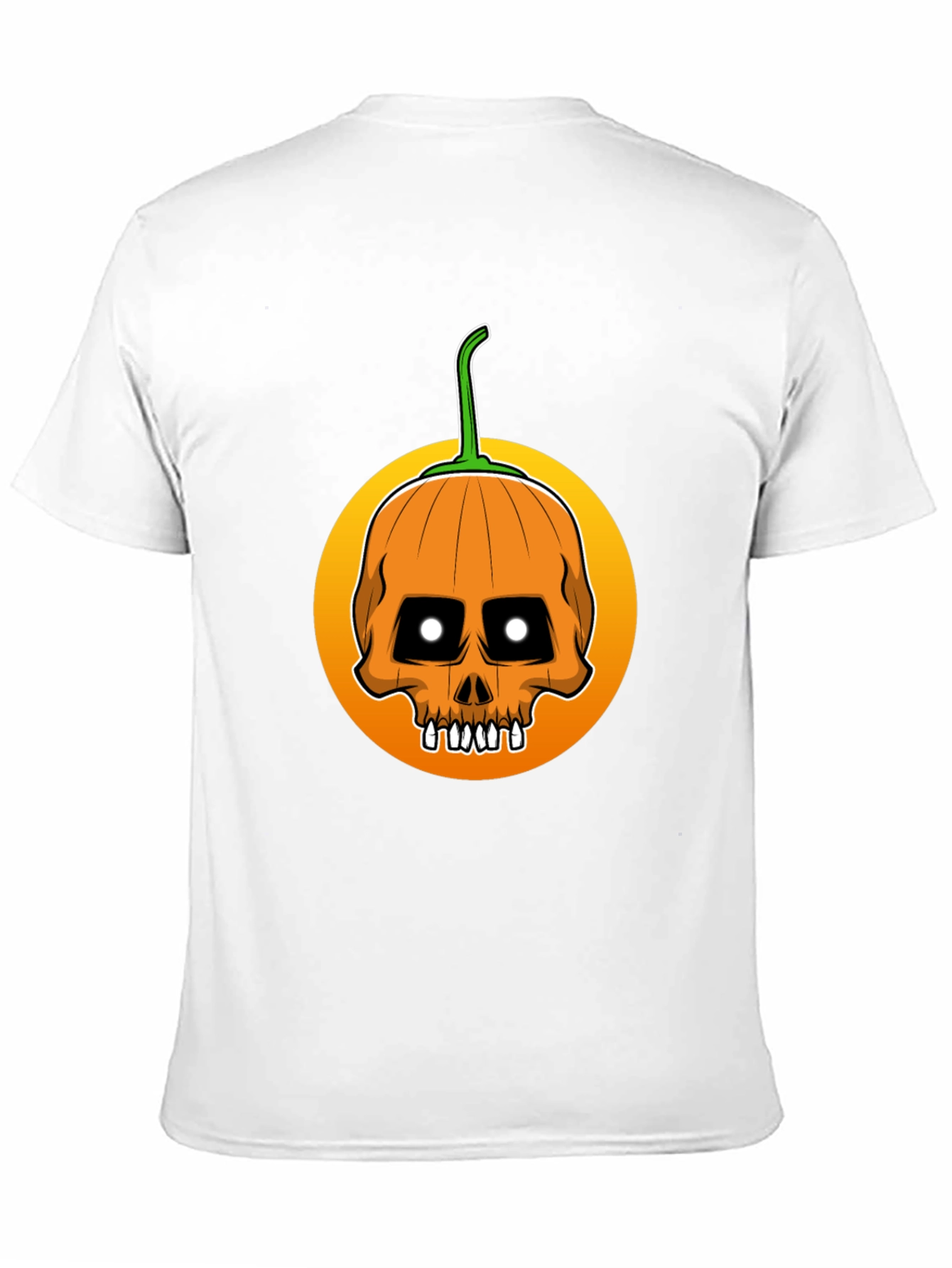 Skull Pumpkin Halloween T-Shirt