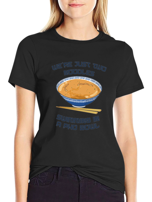 Funny Pho T-Shirt - Were Just Two Noodles