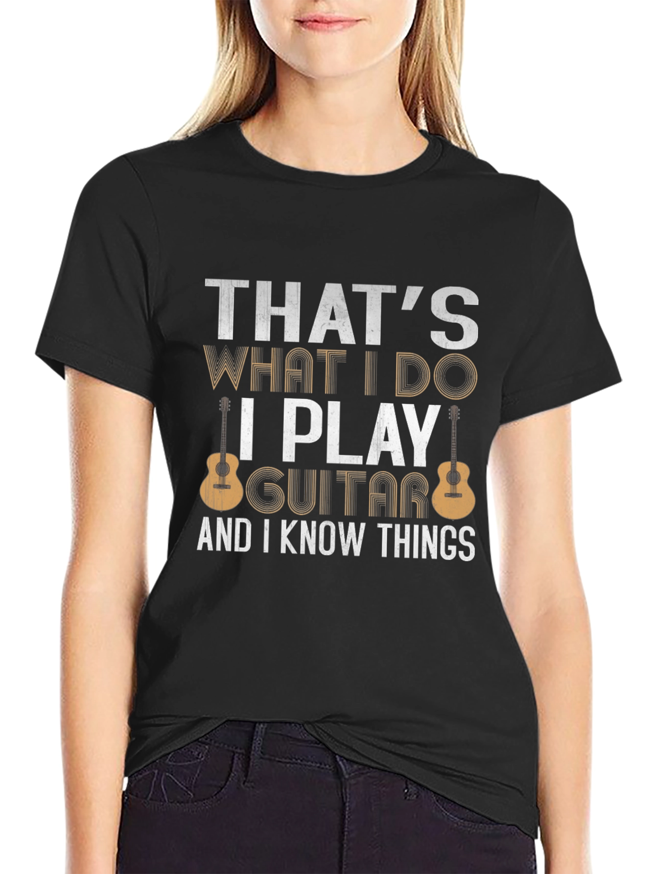Thats What I Do I Play Guitar T-Shirt