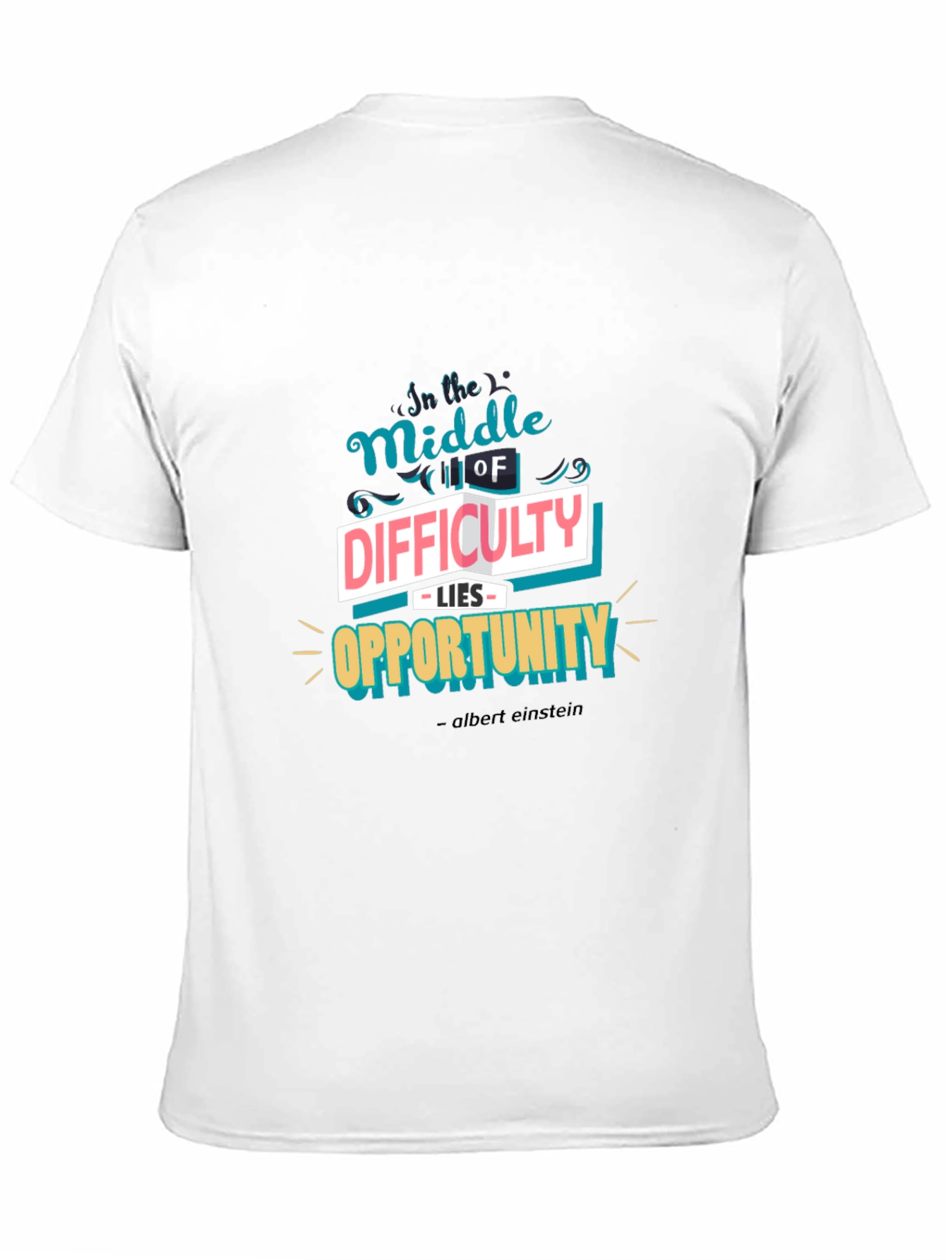 Motivational Difficulty & Opportunity Graphic Tee