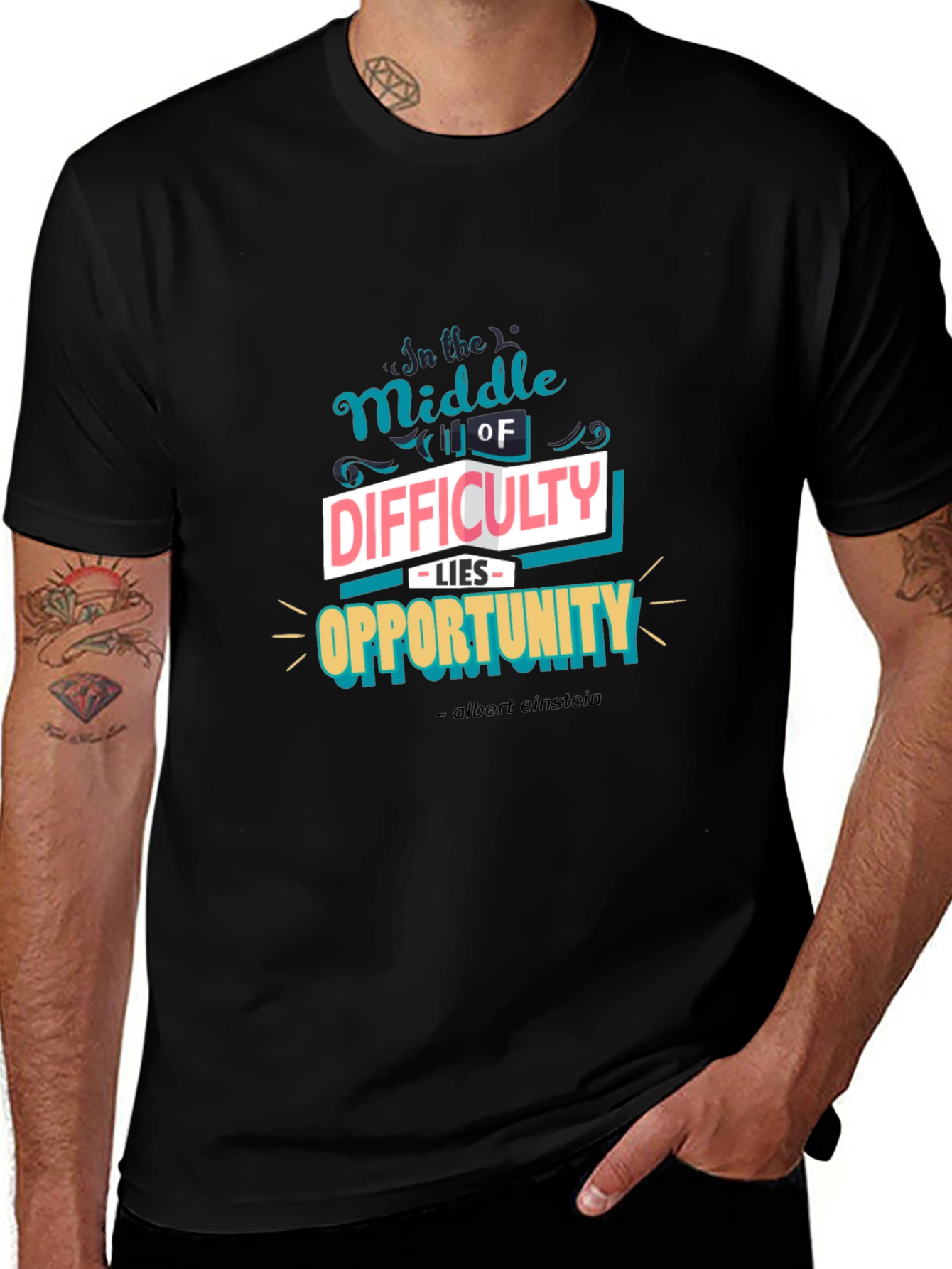 Motivational Difficulty & Opportunity Graphic Tee