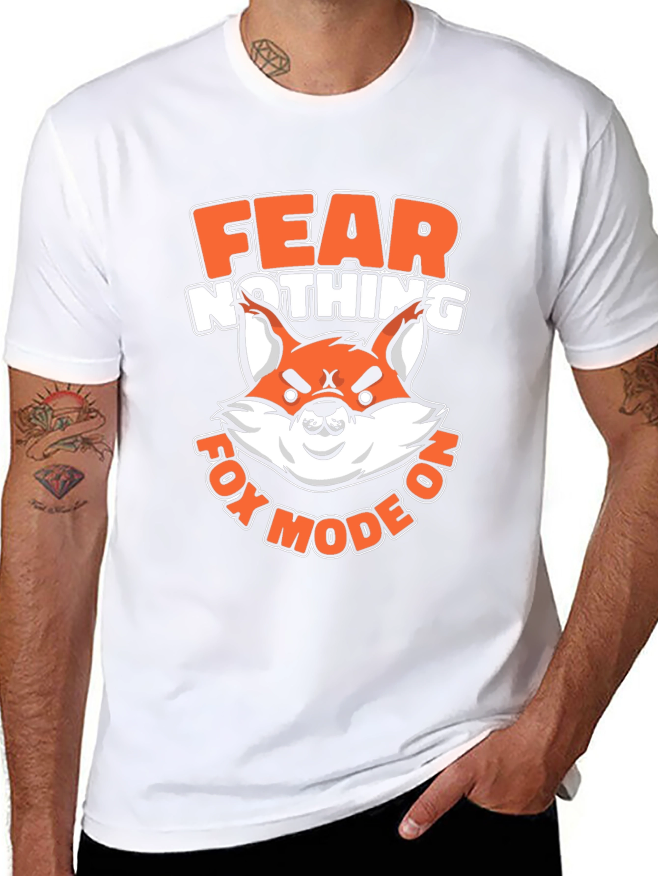 Fear Nothing Fox Mode On T-Shirt