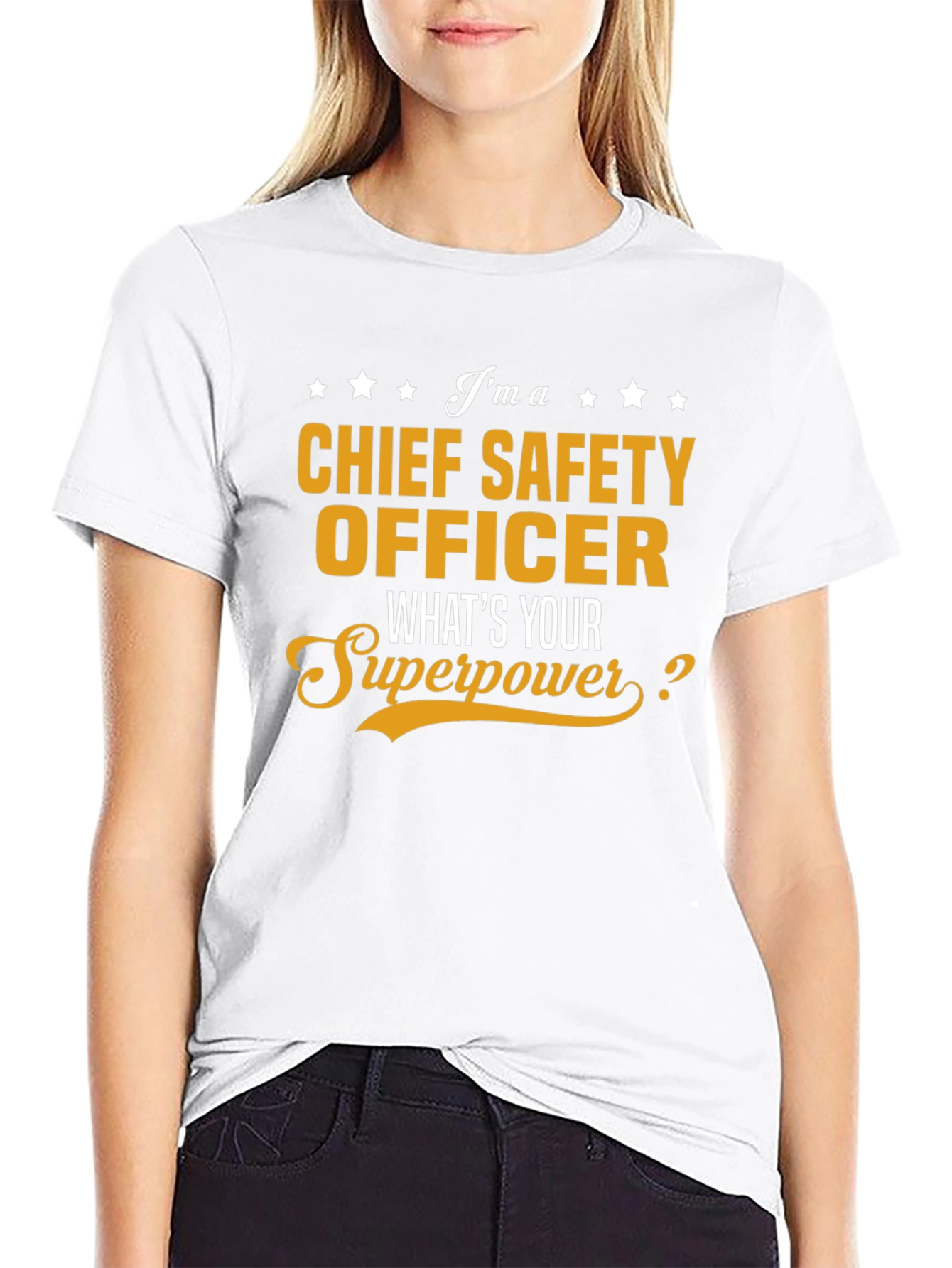 Chief Safety Officer Superpower T-Shirt - Black