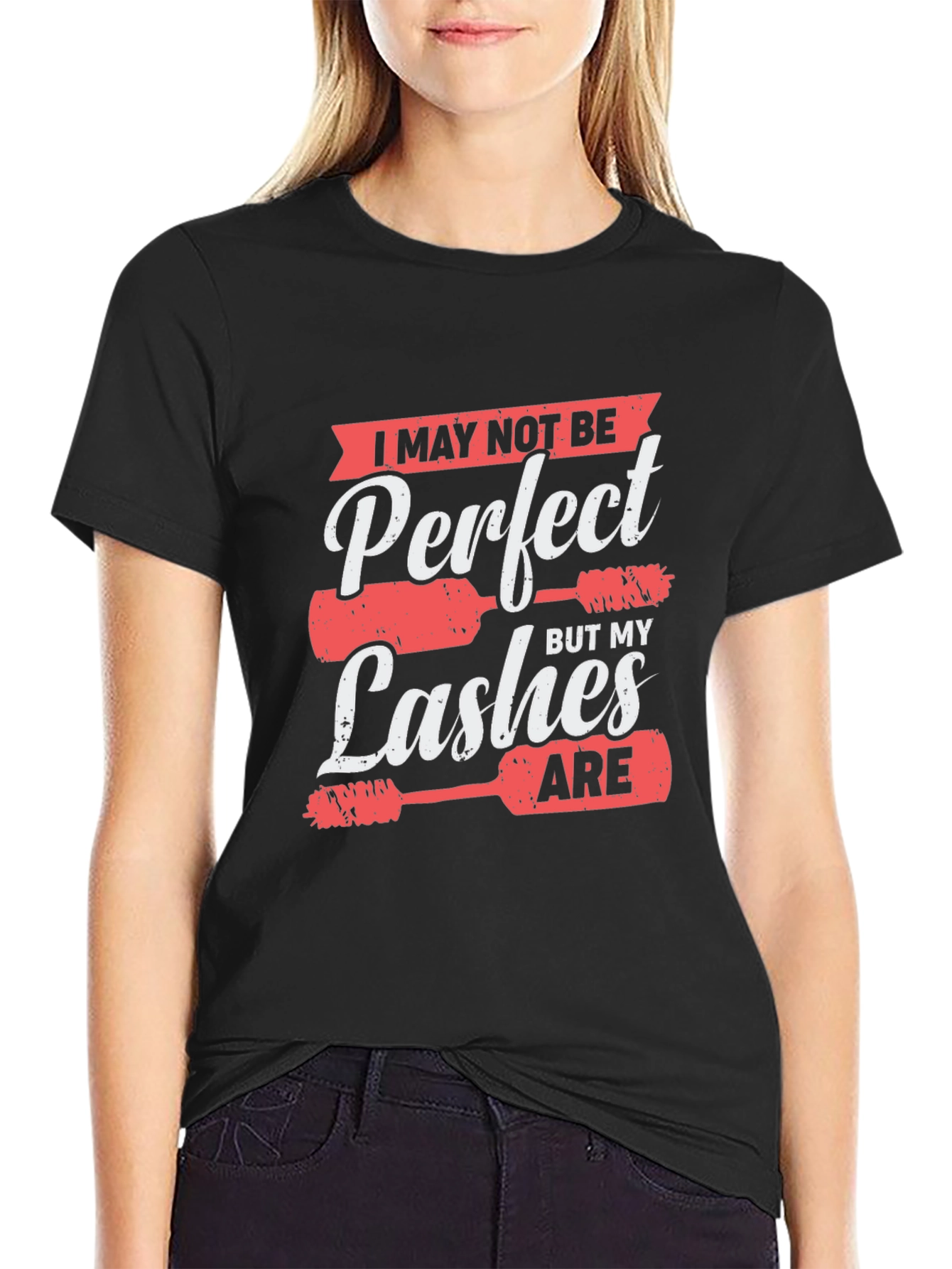 Perfect Lashes T-Shirt - Funny Mascara Lover Tee