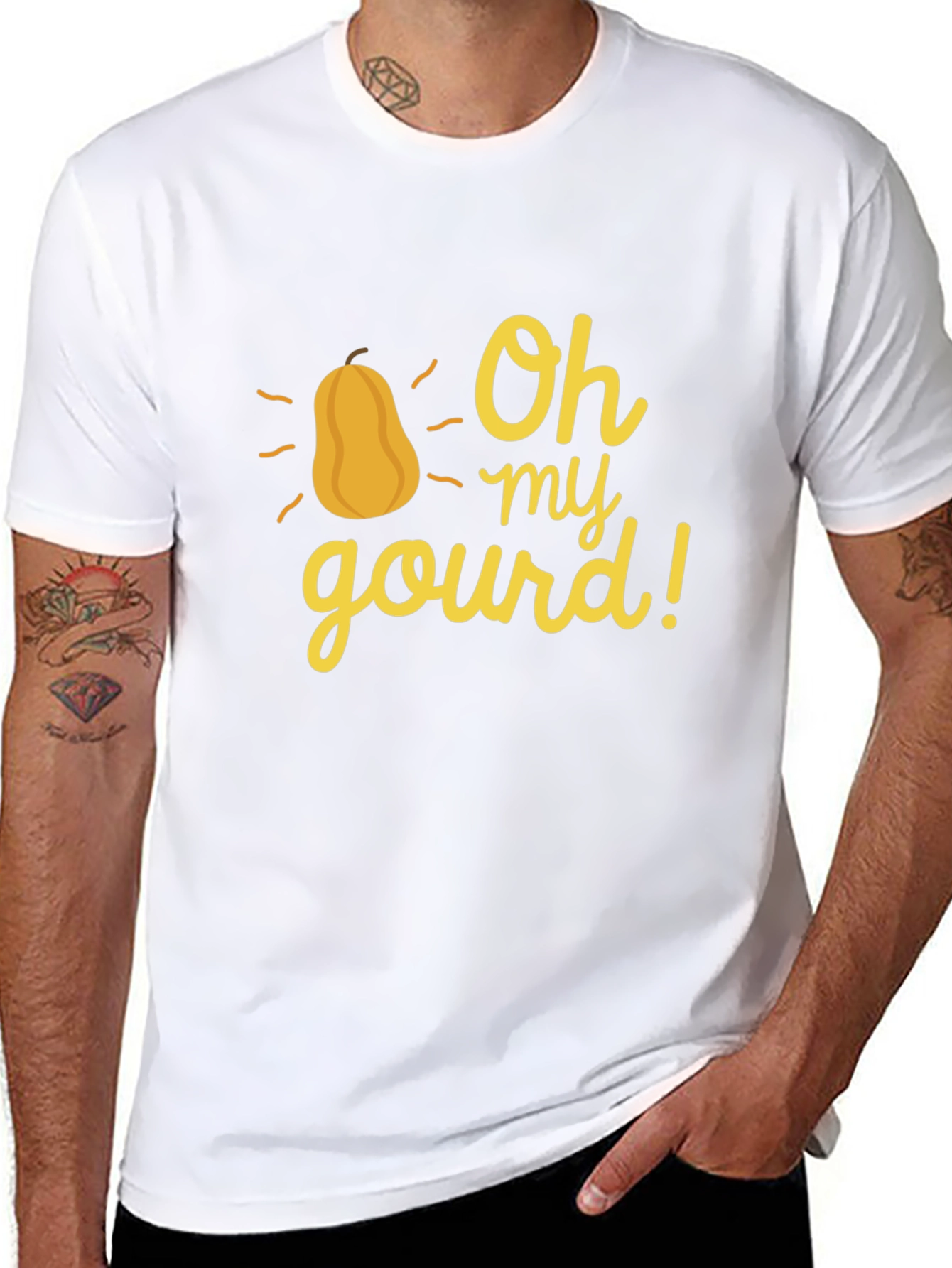 Oh My Gourd! Novelty Graphic T-Shirt