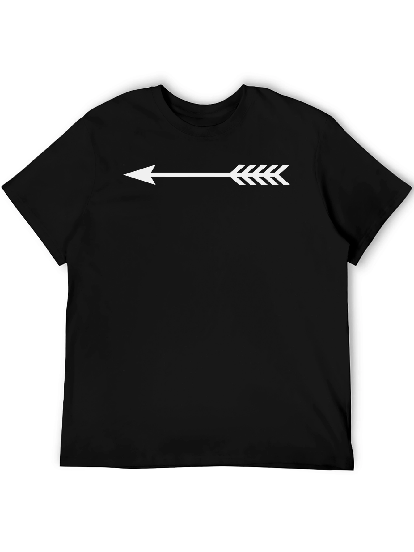 Arrow Graphic Black Tee
