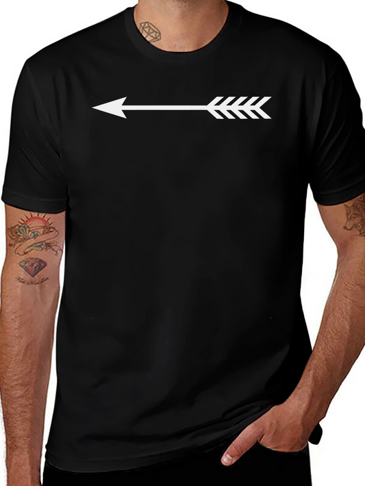 Arrow Graphic Black Tee