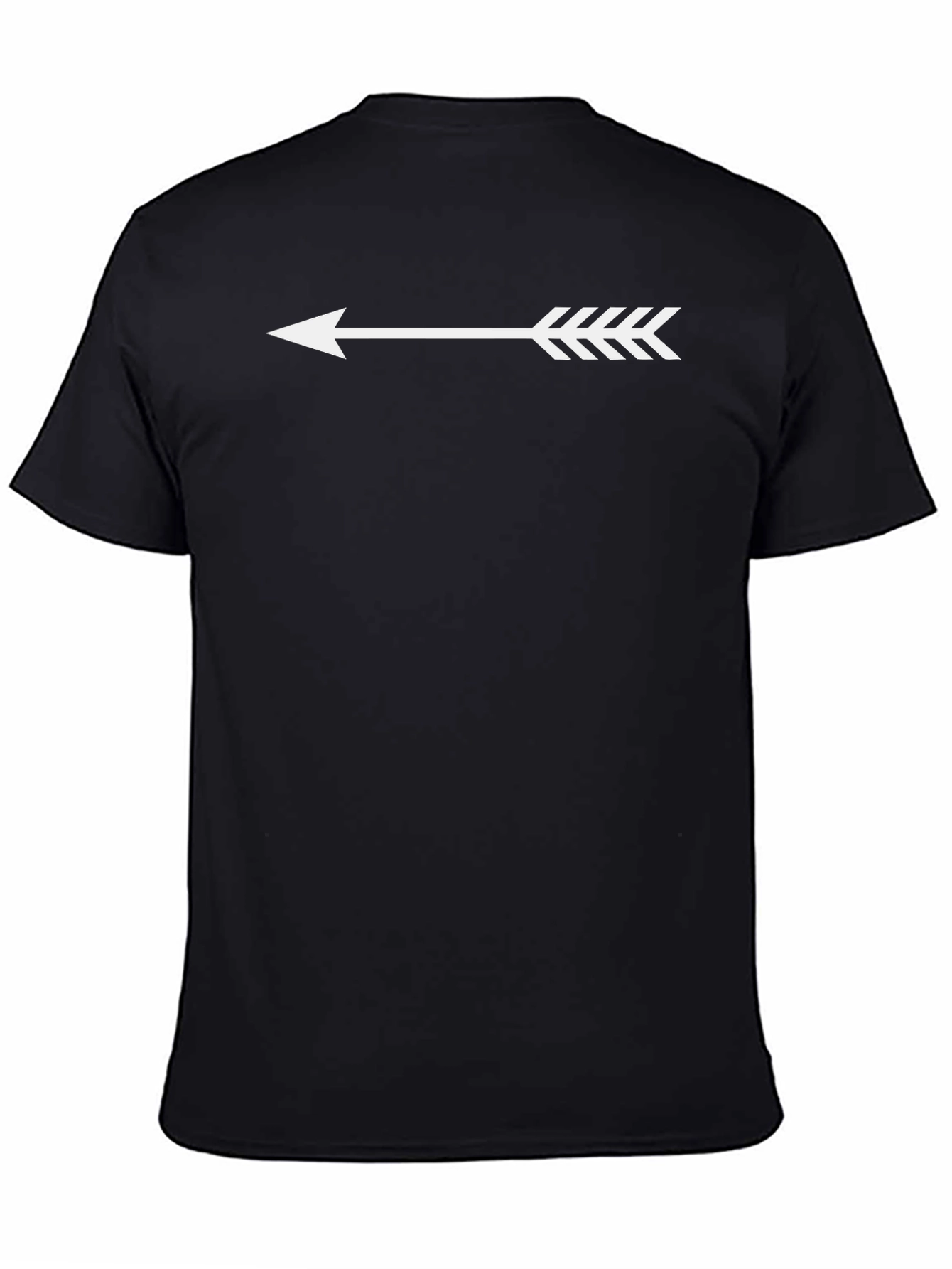 Arrow Graphic Black Tee