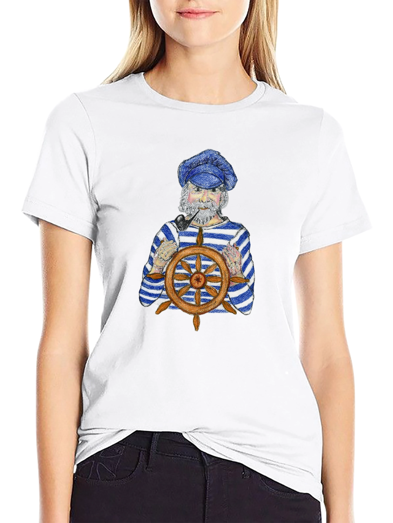 Nautical Captain Graphic T-Shirt