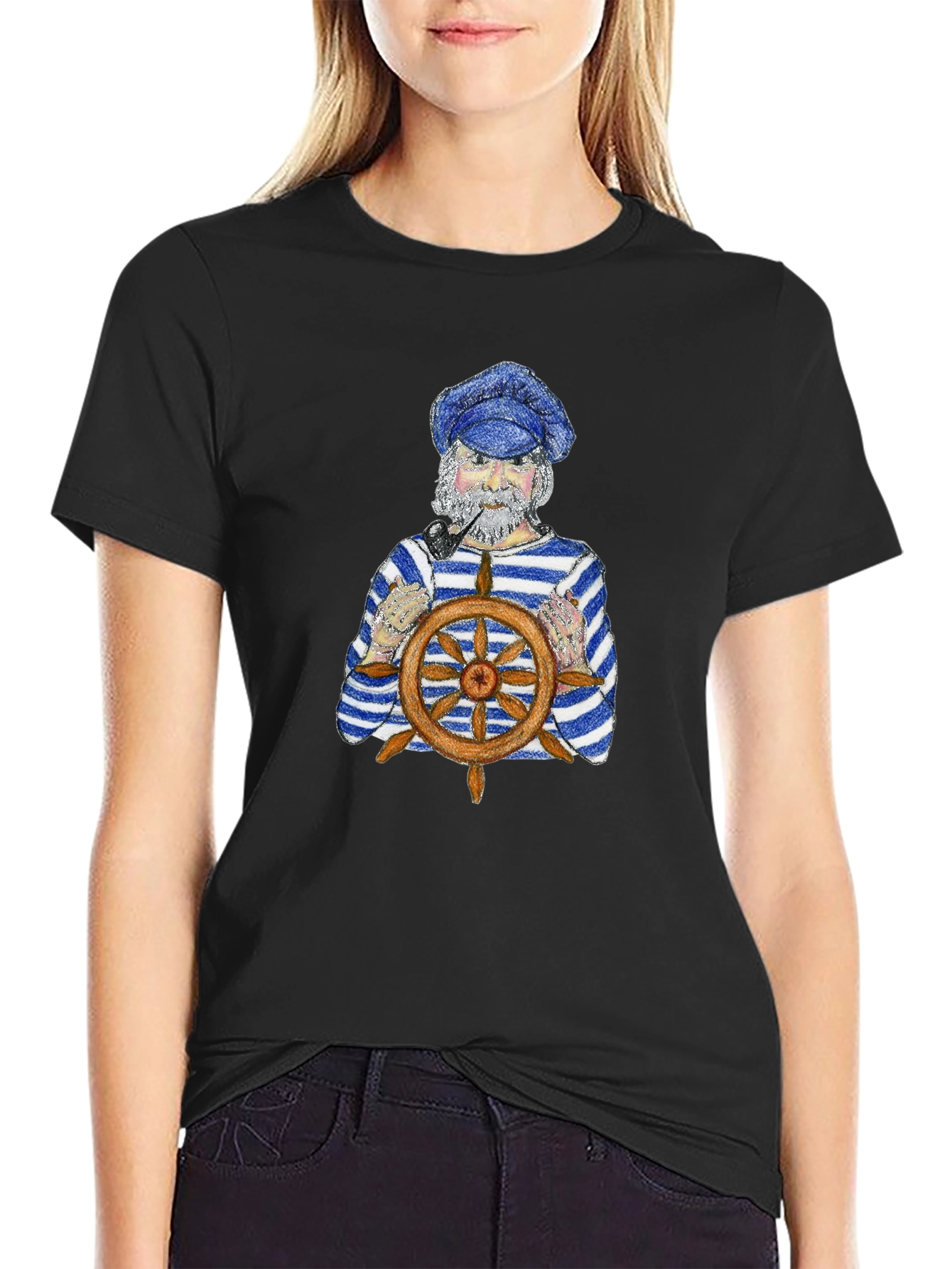 Nautical Captain Graphic T-Shirt