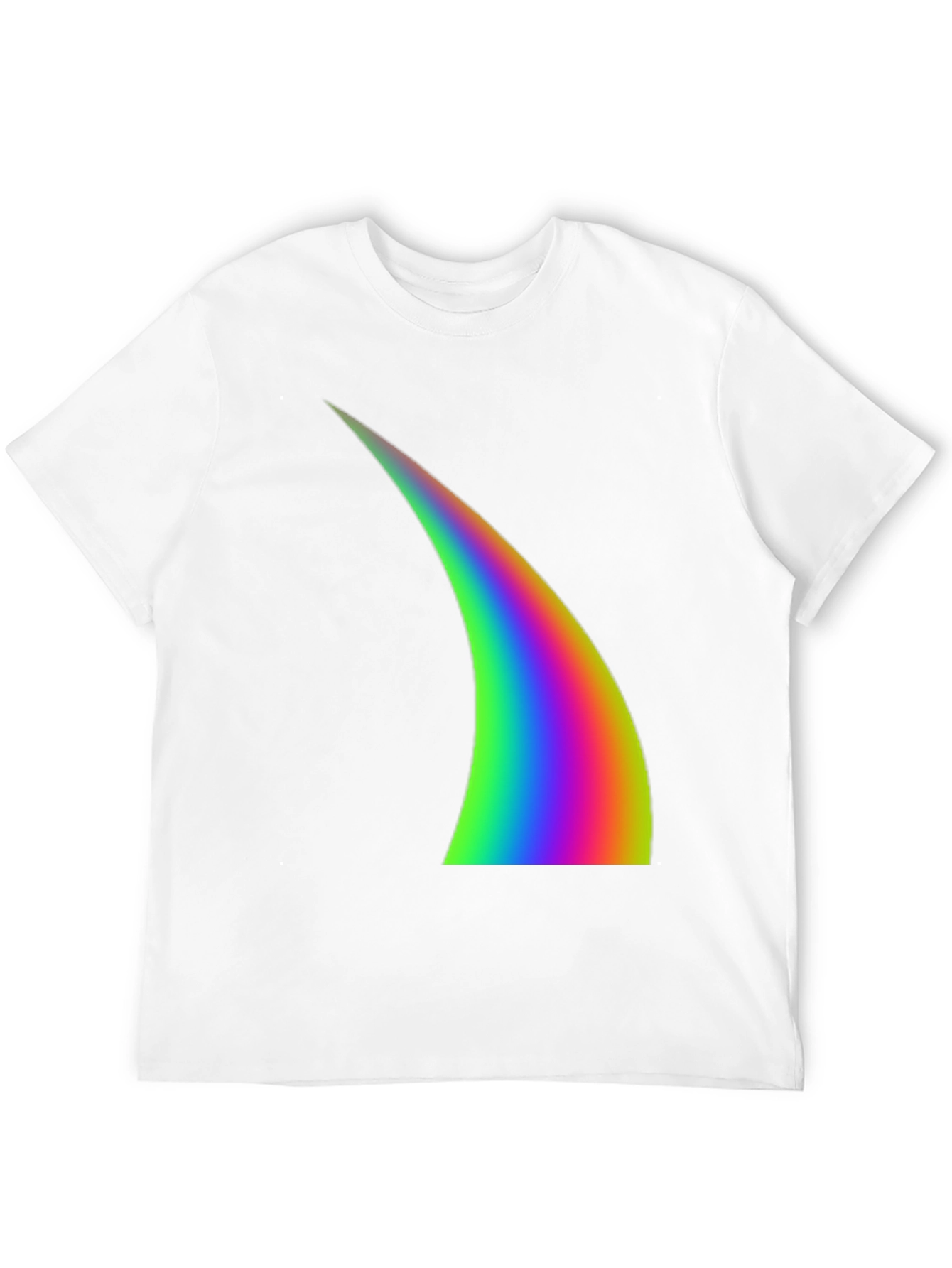 Rainbow Arc Graphic Black T-Shirt
