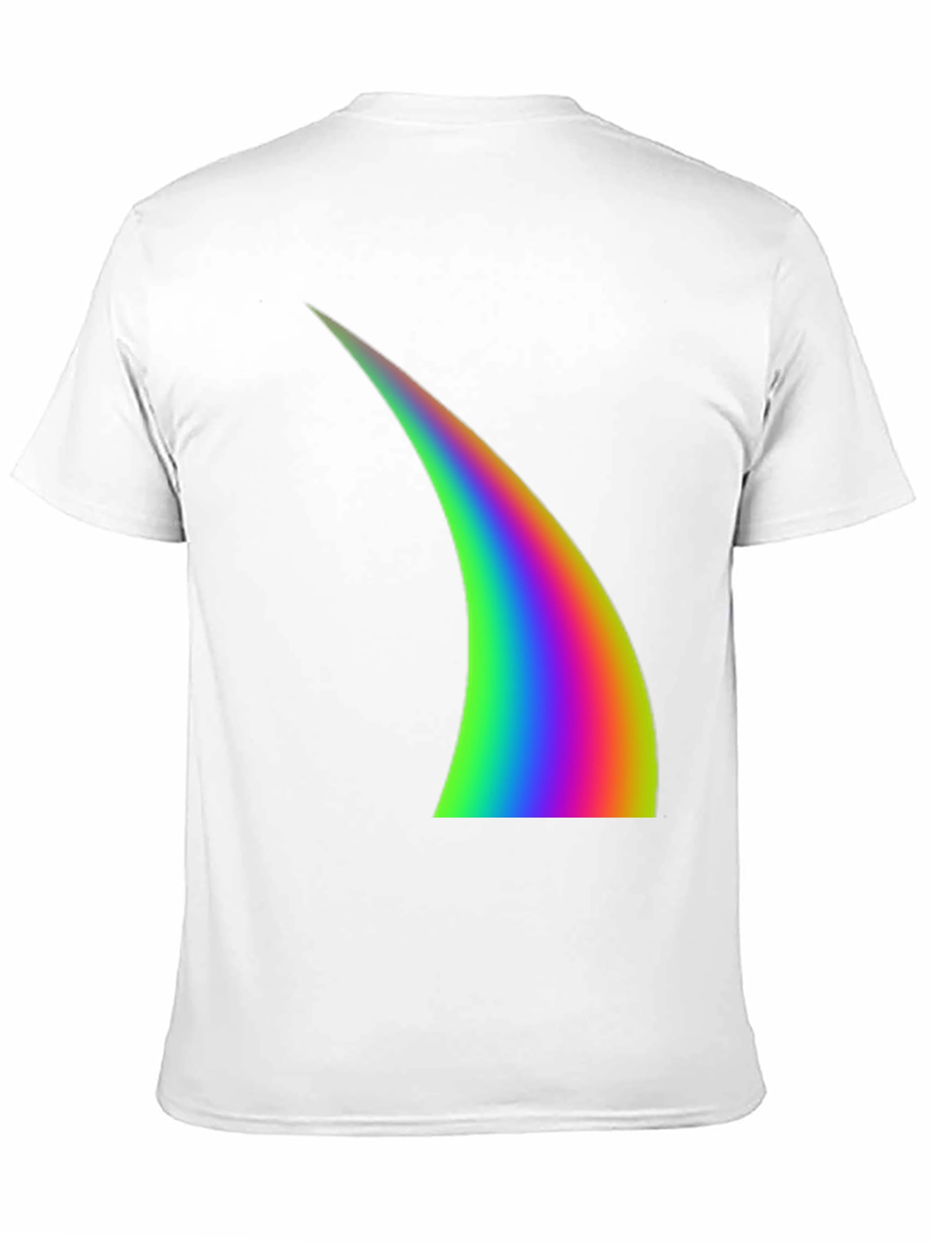 Rainbow Arc Graphic Black T-Shirt