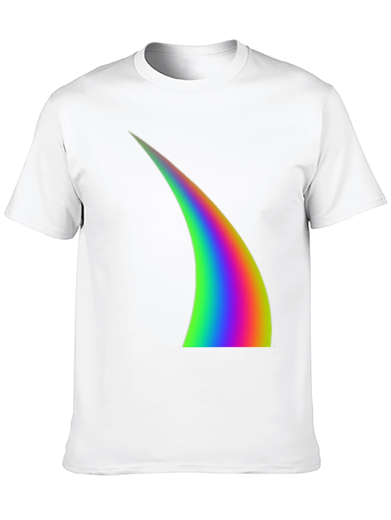 Rainbow Arc Graphic Black T-Shirt