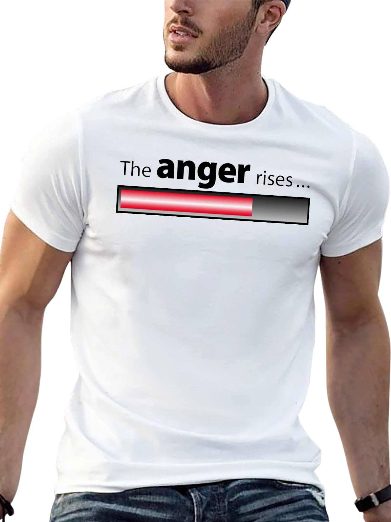 The Anger Rises Mens Black T-Shirt