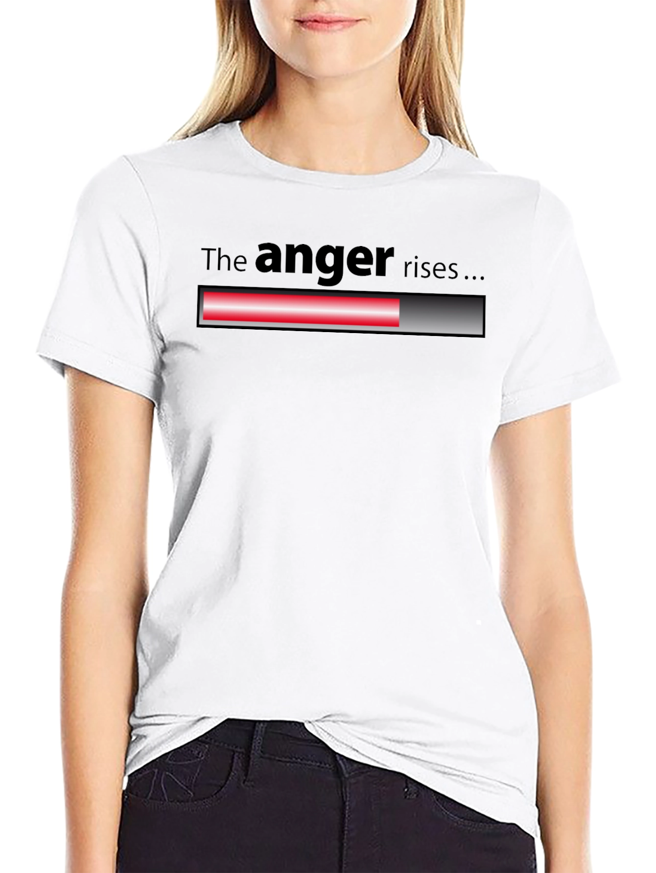 The Anger Rises Mens Black T-Shirt