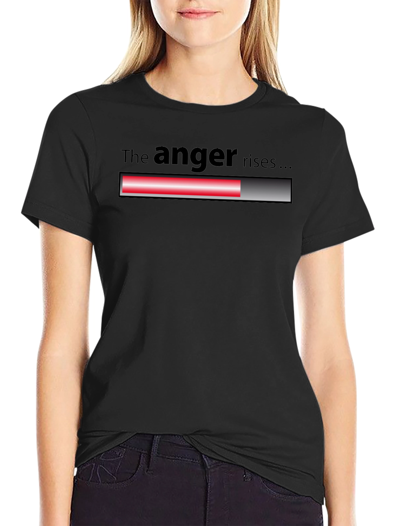 The Anger Rises Mens Black T-Shirt