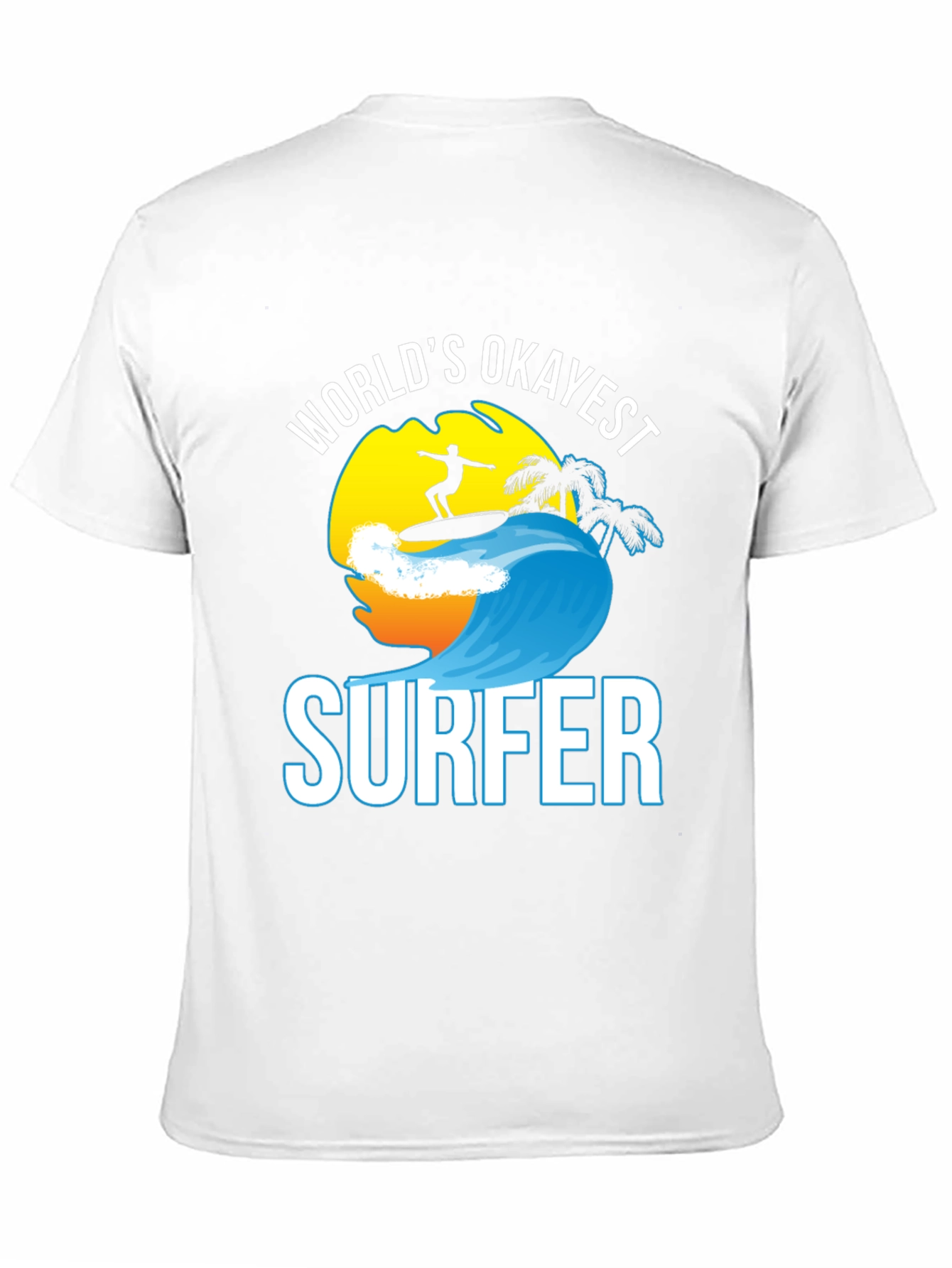 Worlds Okayest Surfer Graphic T-Shirt