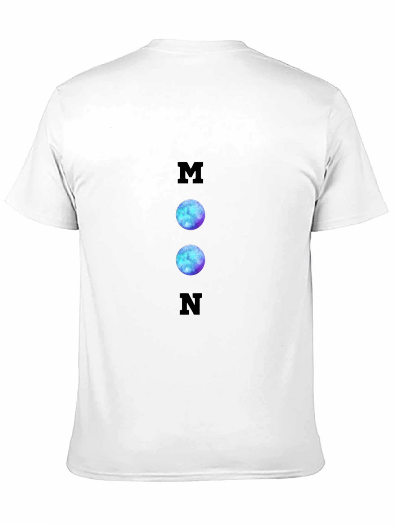 Cosmic Moon Graphic T-Shirt - Black