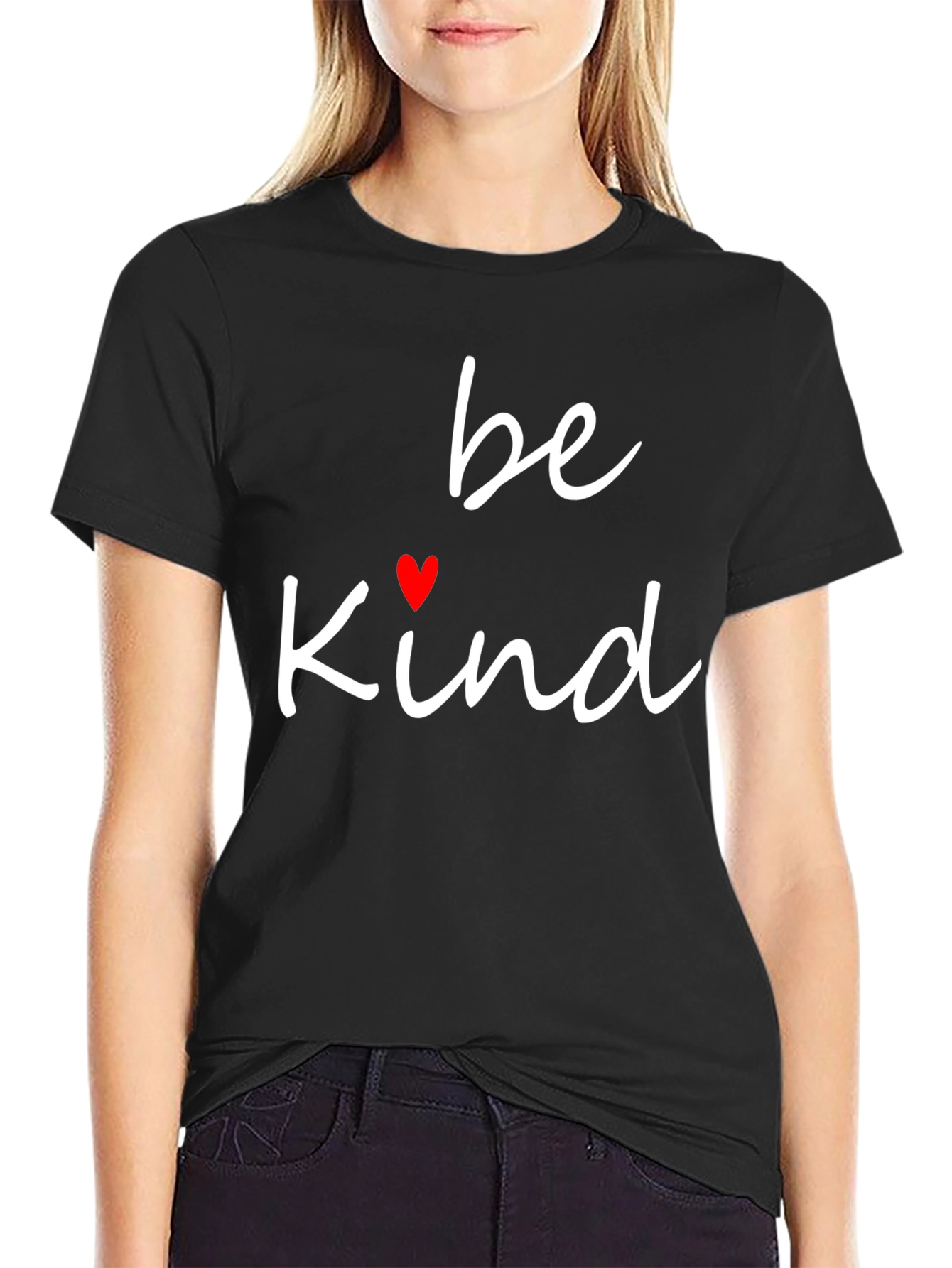Be Kind T-Shirt - Stylish Black Cotton Tee