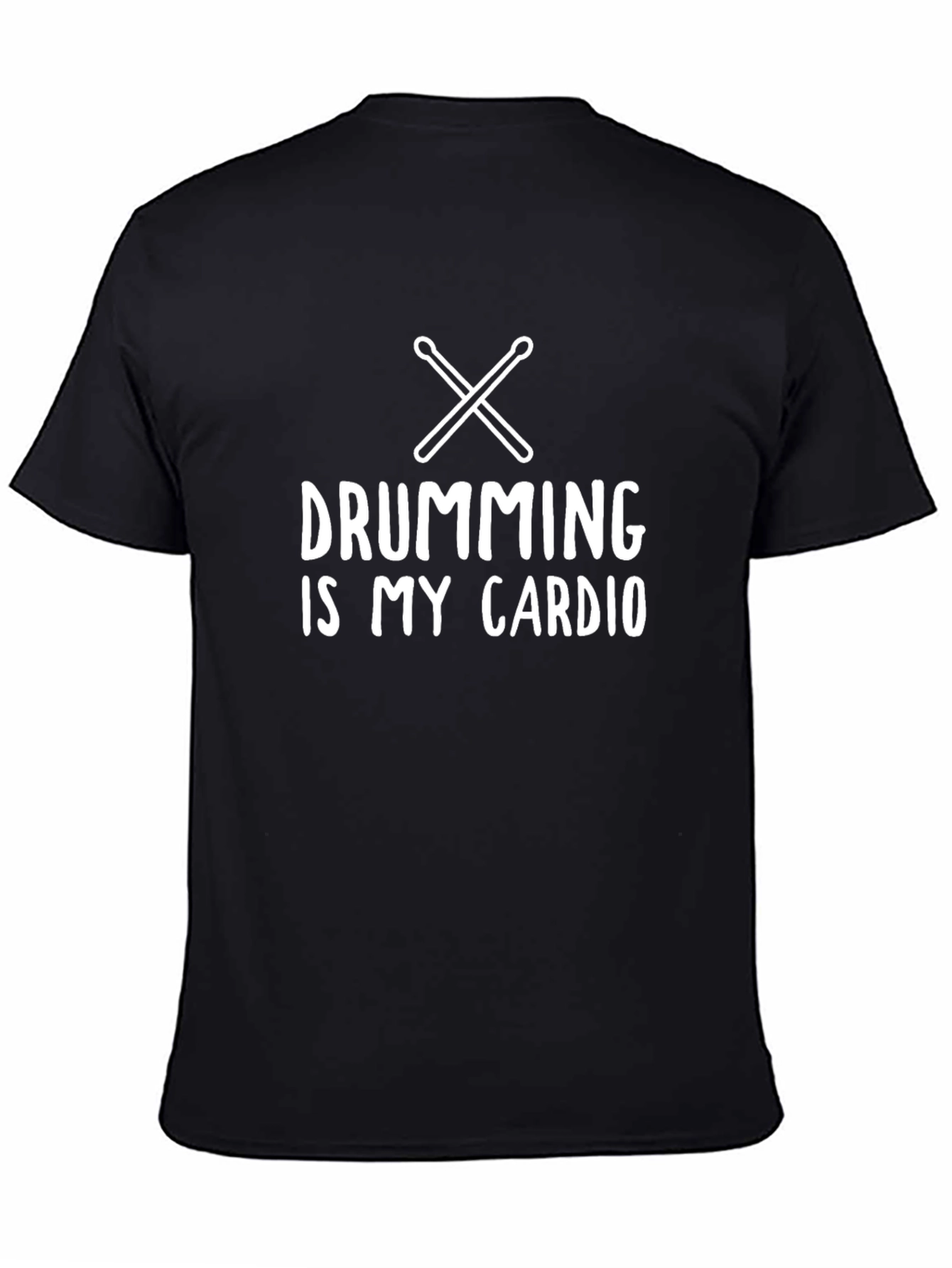 Drumming Is My Cardio T-Shirt Black