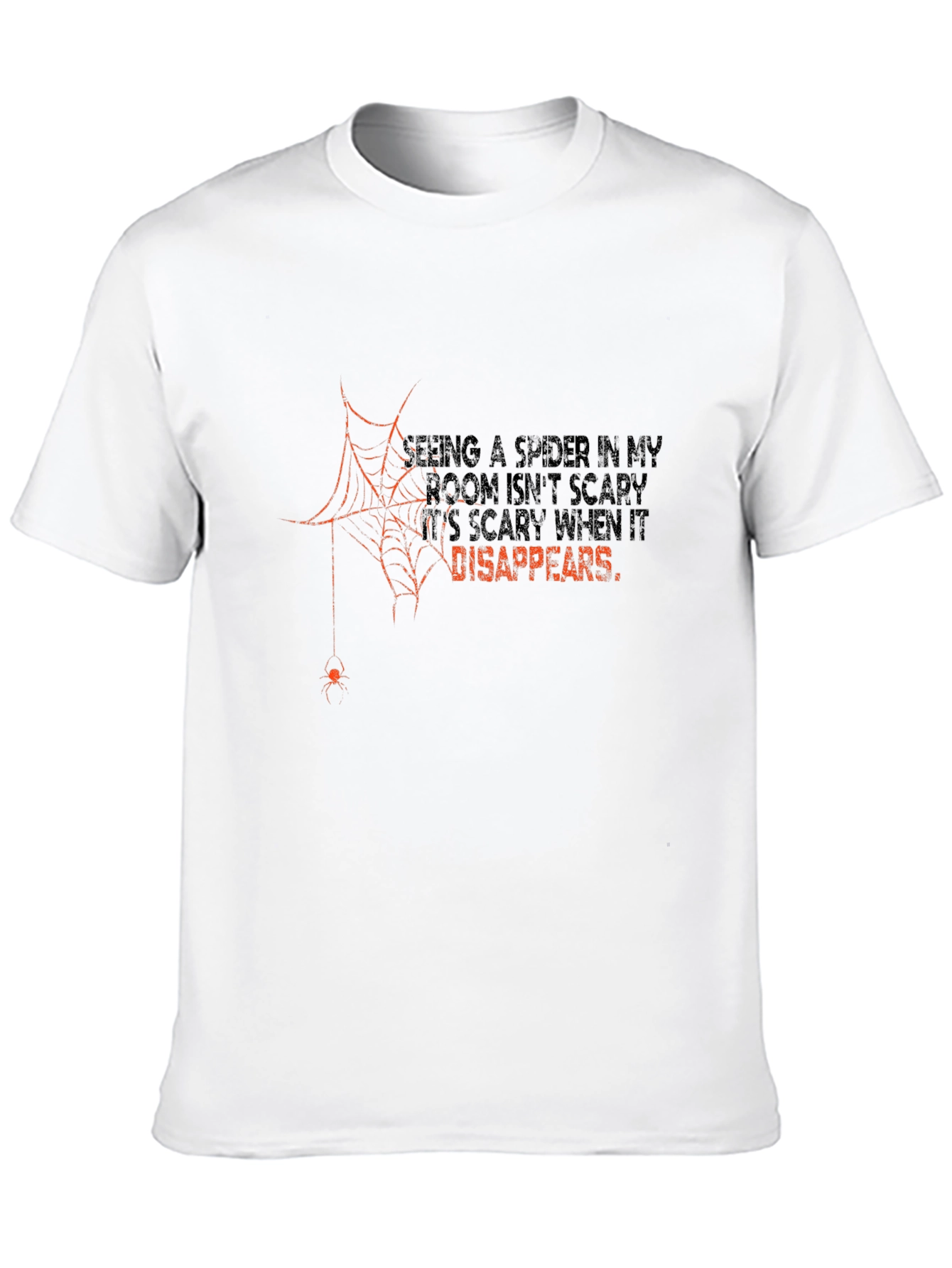 Spider Disappears Mens Graphic Tee