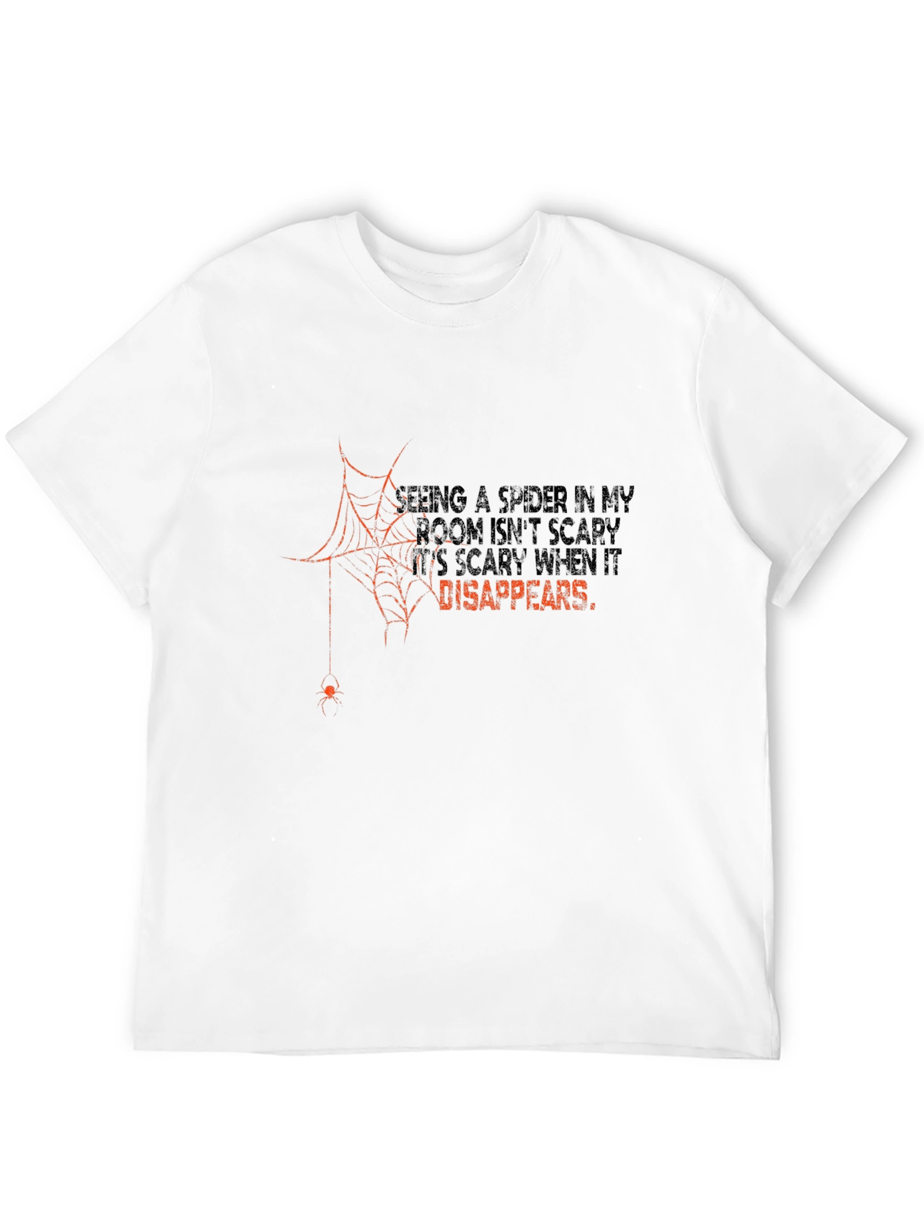 Spider Disappears Mens Graphic Tee