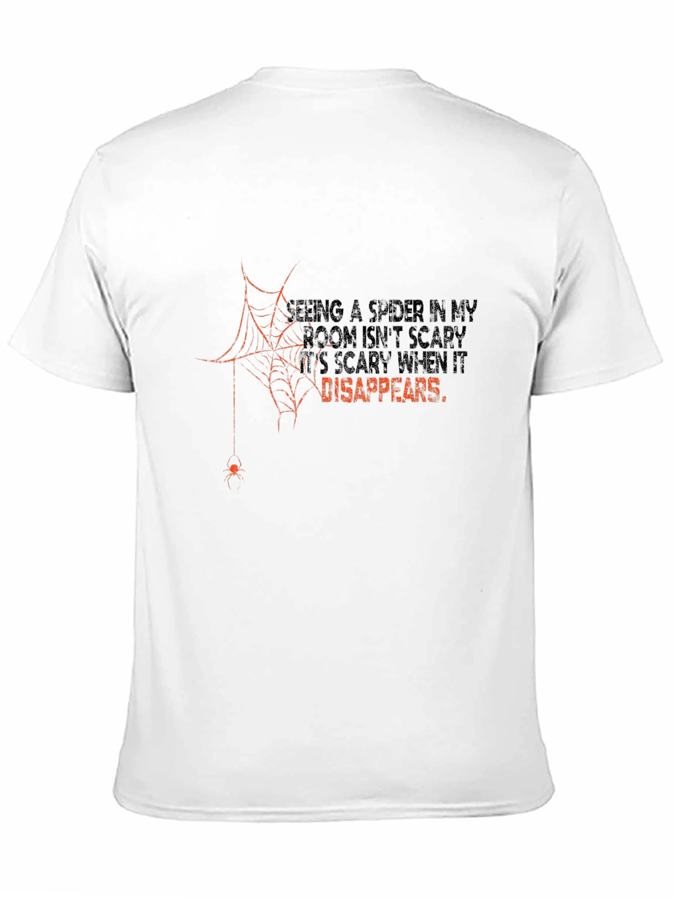 Spider Disappears Mens Graphic Tee