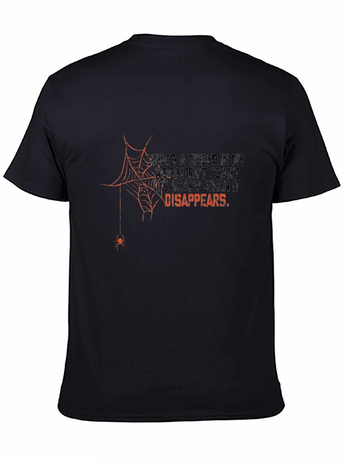 Spider Disappears Mens Graphic Tee