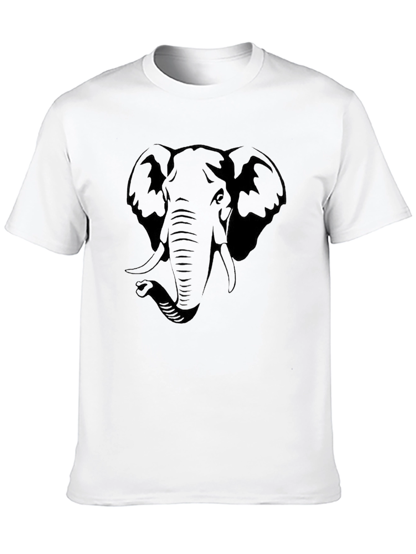 Elephant Graphic T-Shirt - Black