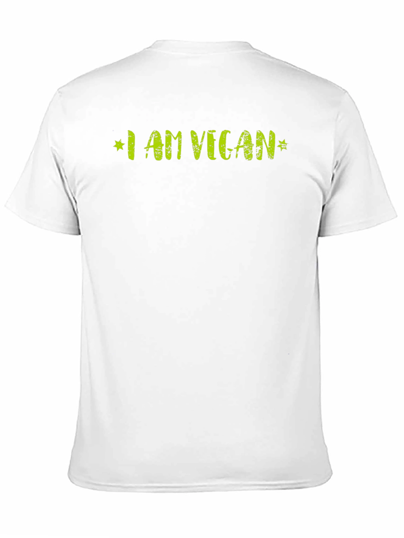 I AM VEGAN Graphic Tee - Stylish Vegetarian Shirt
