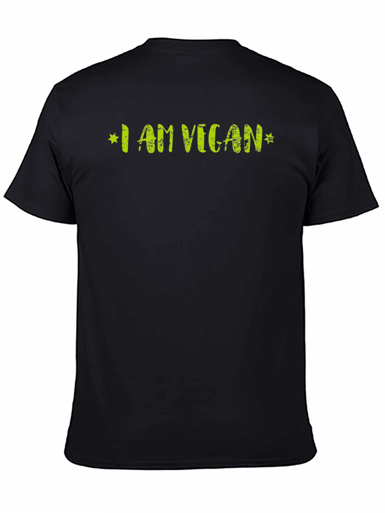 I AM VEGAN Graphic Tee - Stylish Vegetarian Shirt