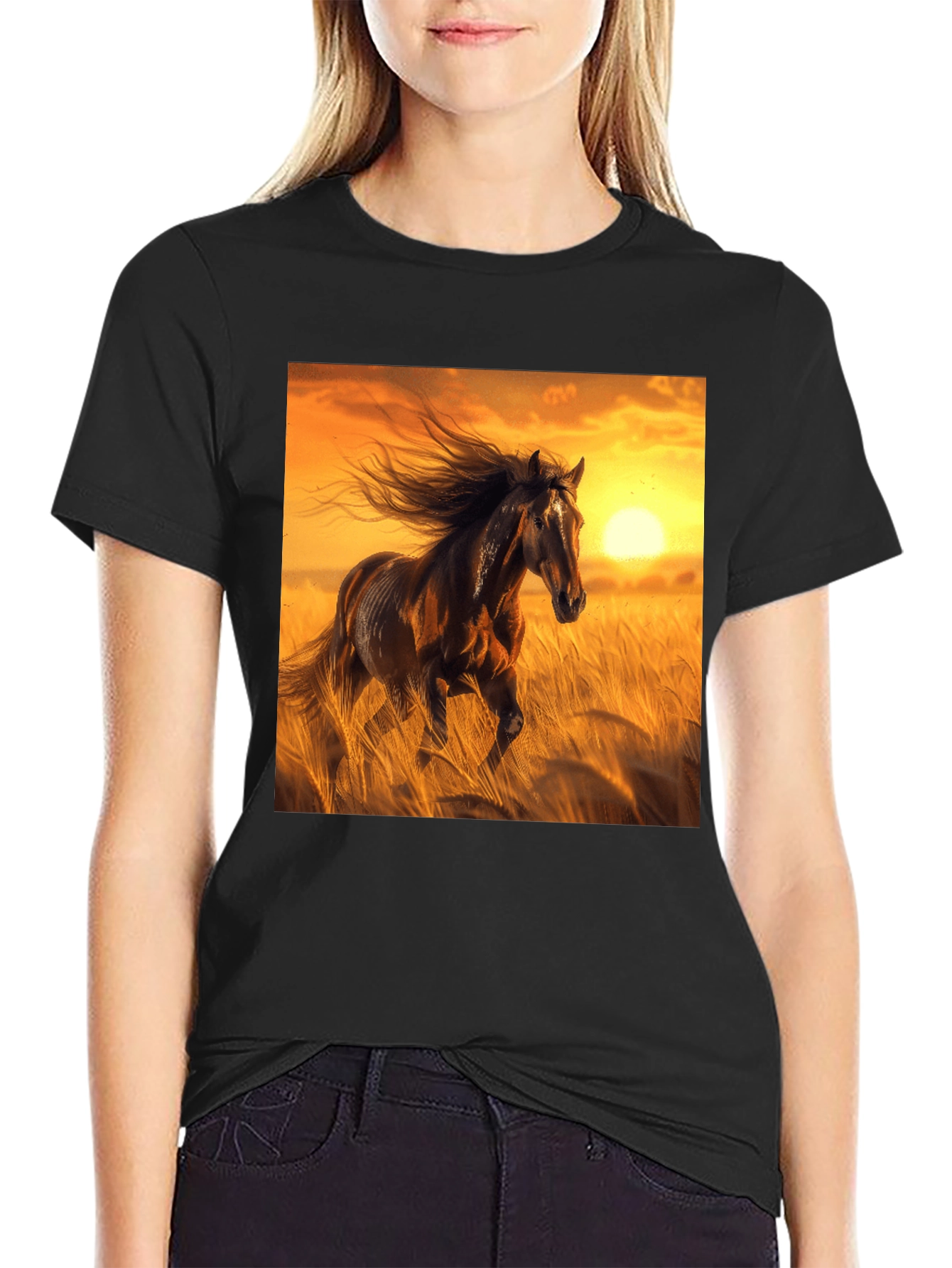 Majestic Horse Graphic T-Shirt