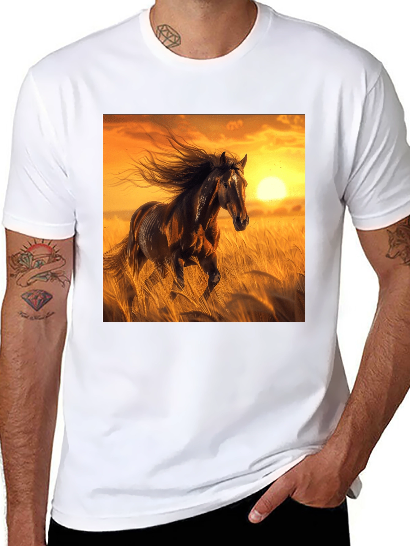 Majestic Horse Graphic T-Shirt