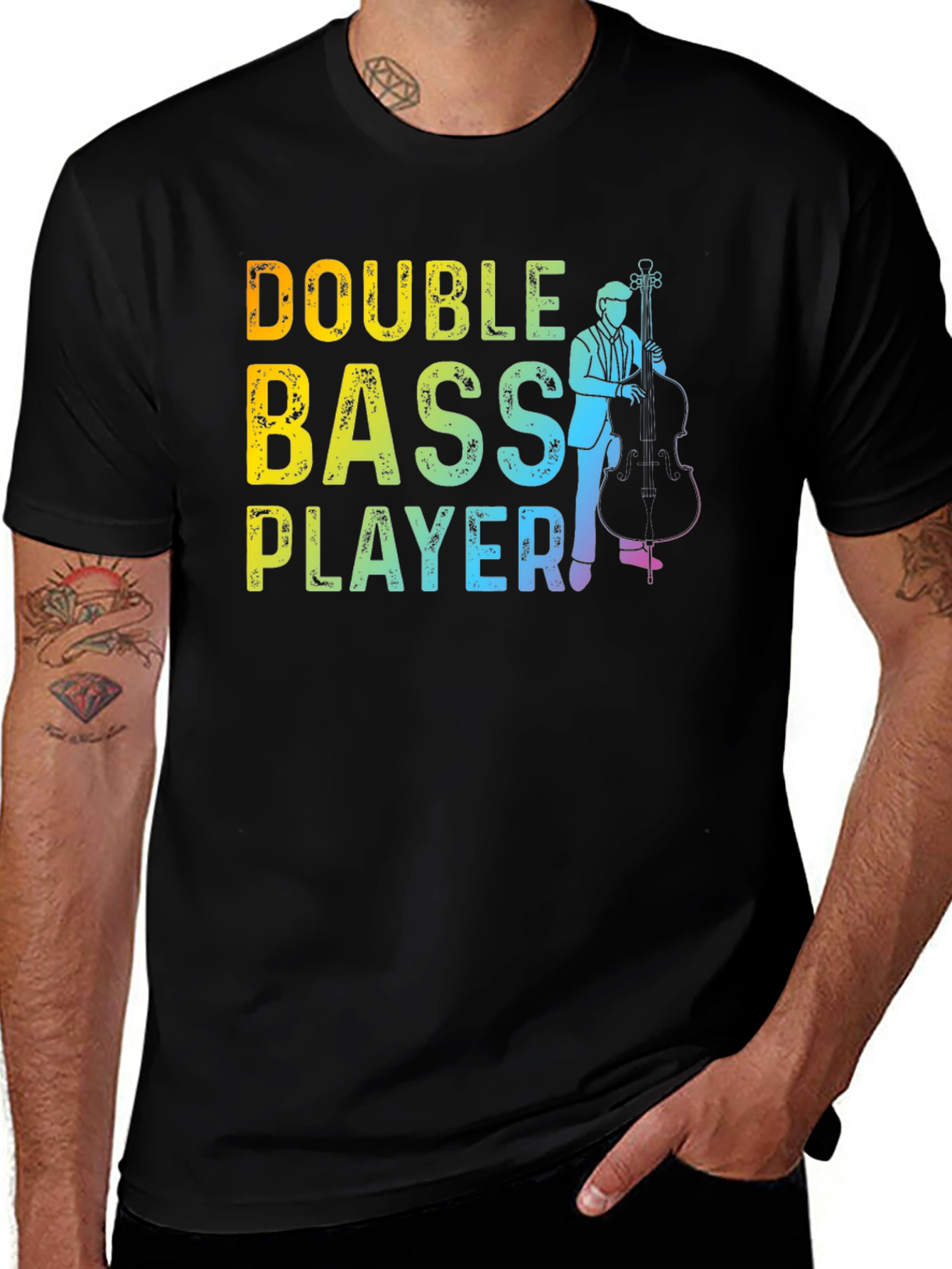 Double Bass Player T-Shirt - Musician Gift