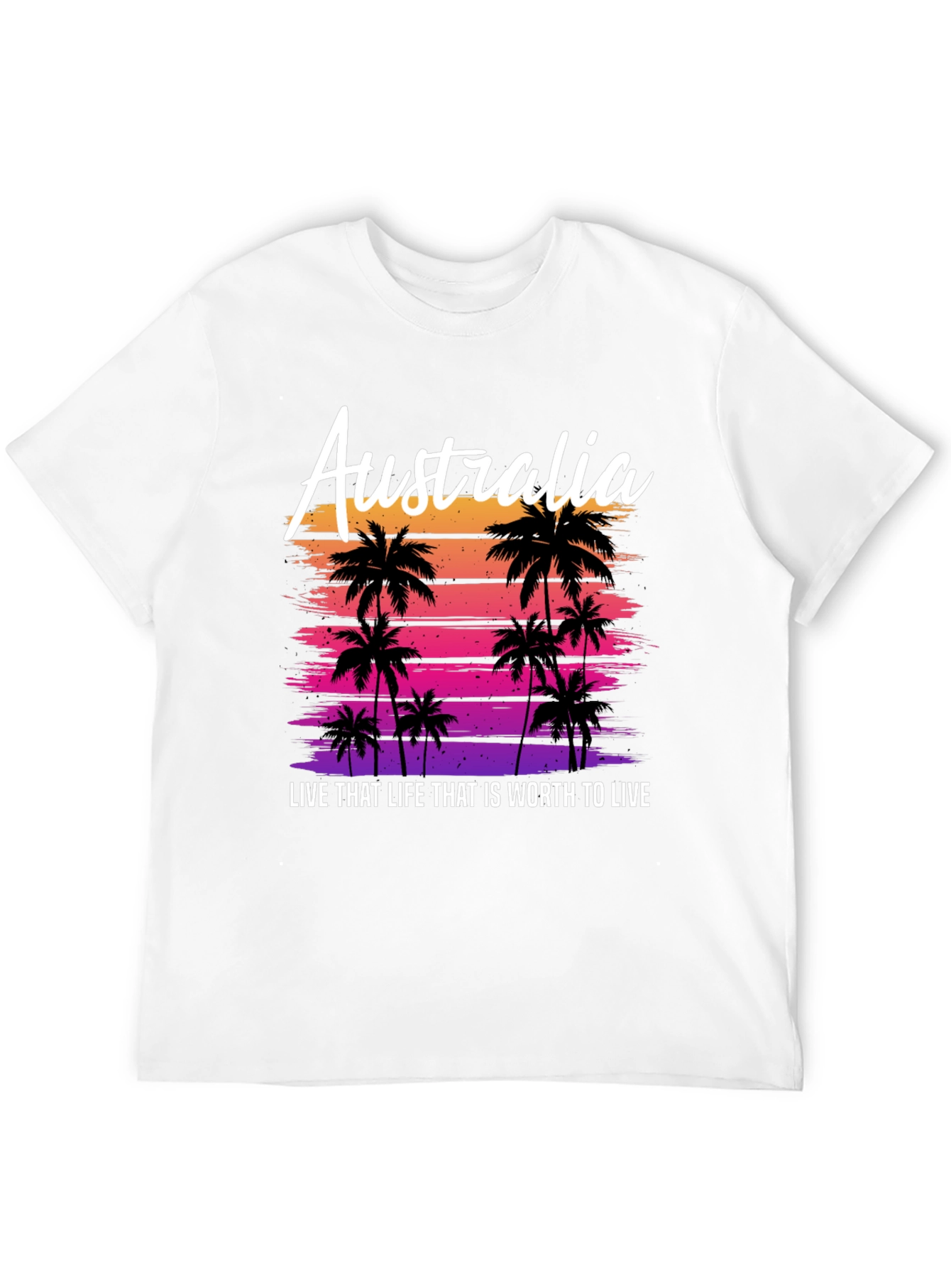 Australia Palm Tree Graphic Tee