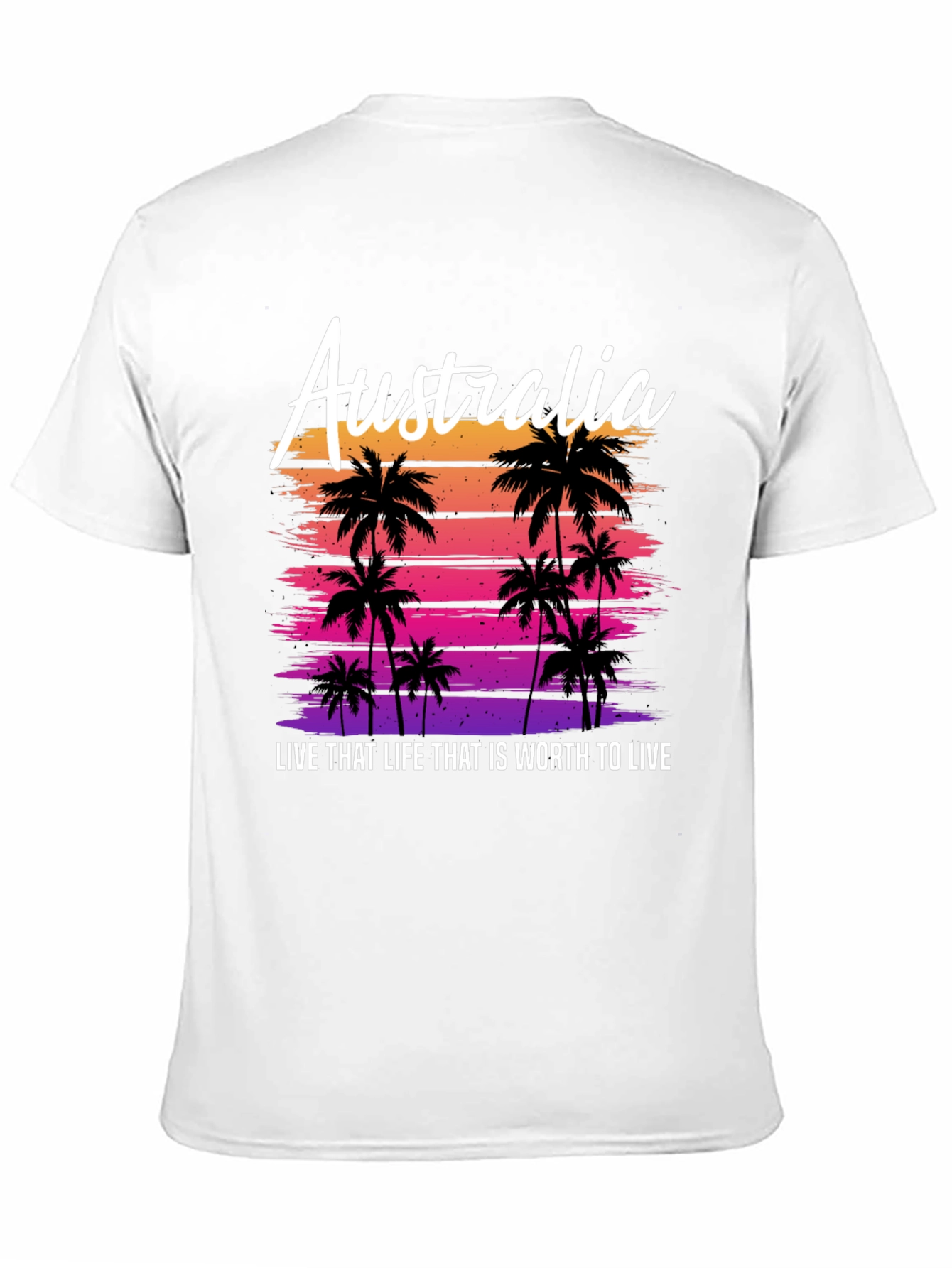 Australia Palm Tree Graphic Tee