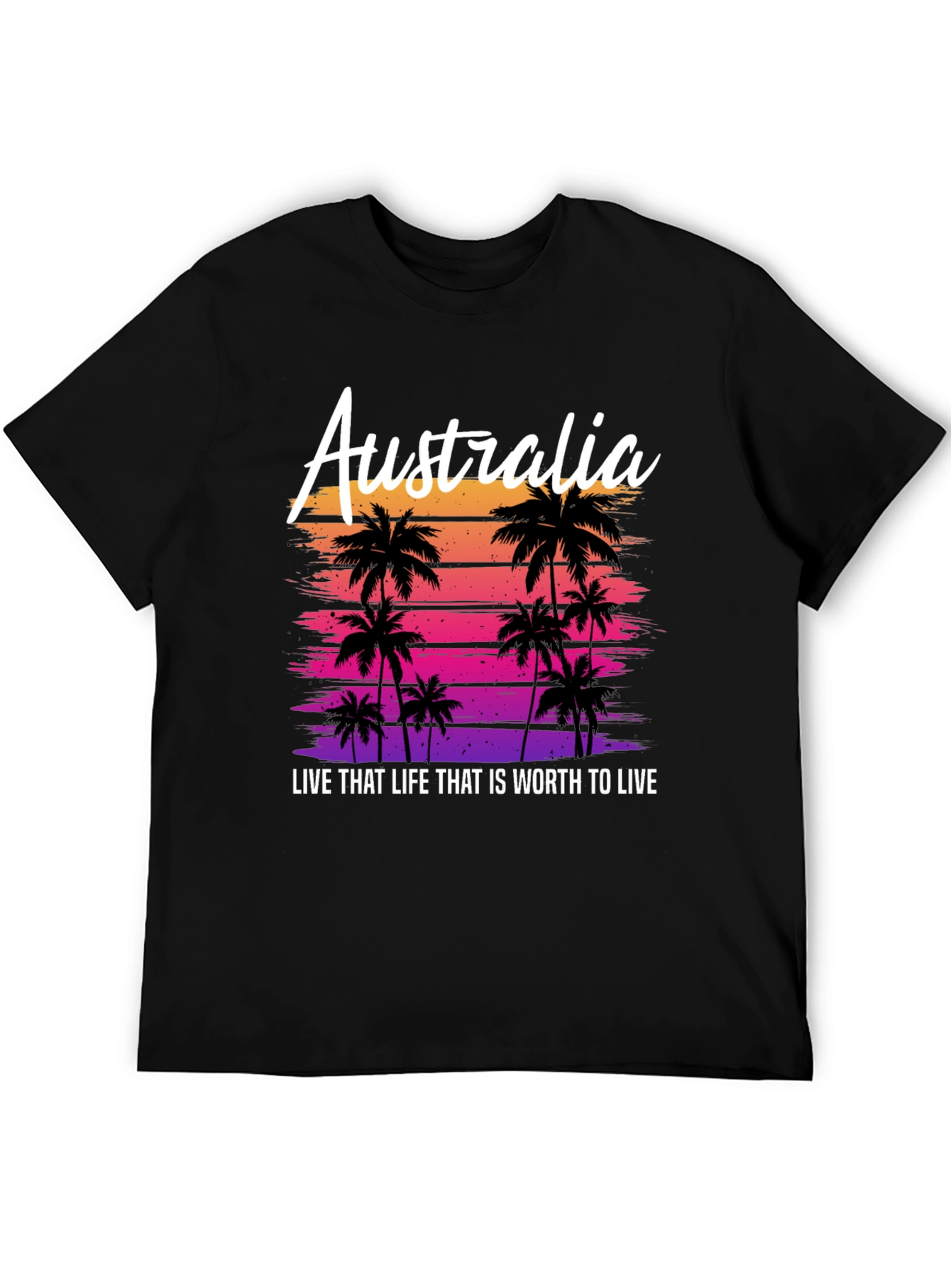 Australia Palm Tree Graphic Tee