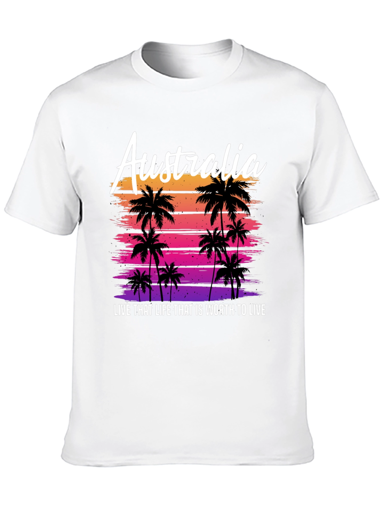 Australia Palm Tree Graphic Tee