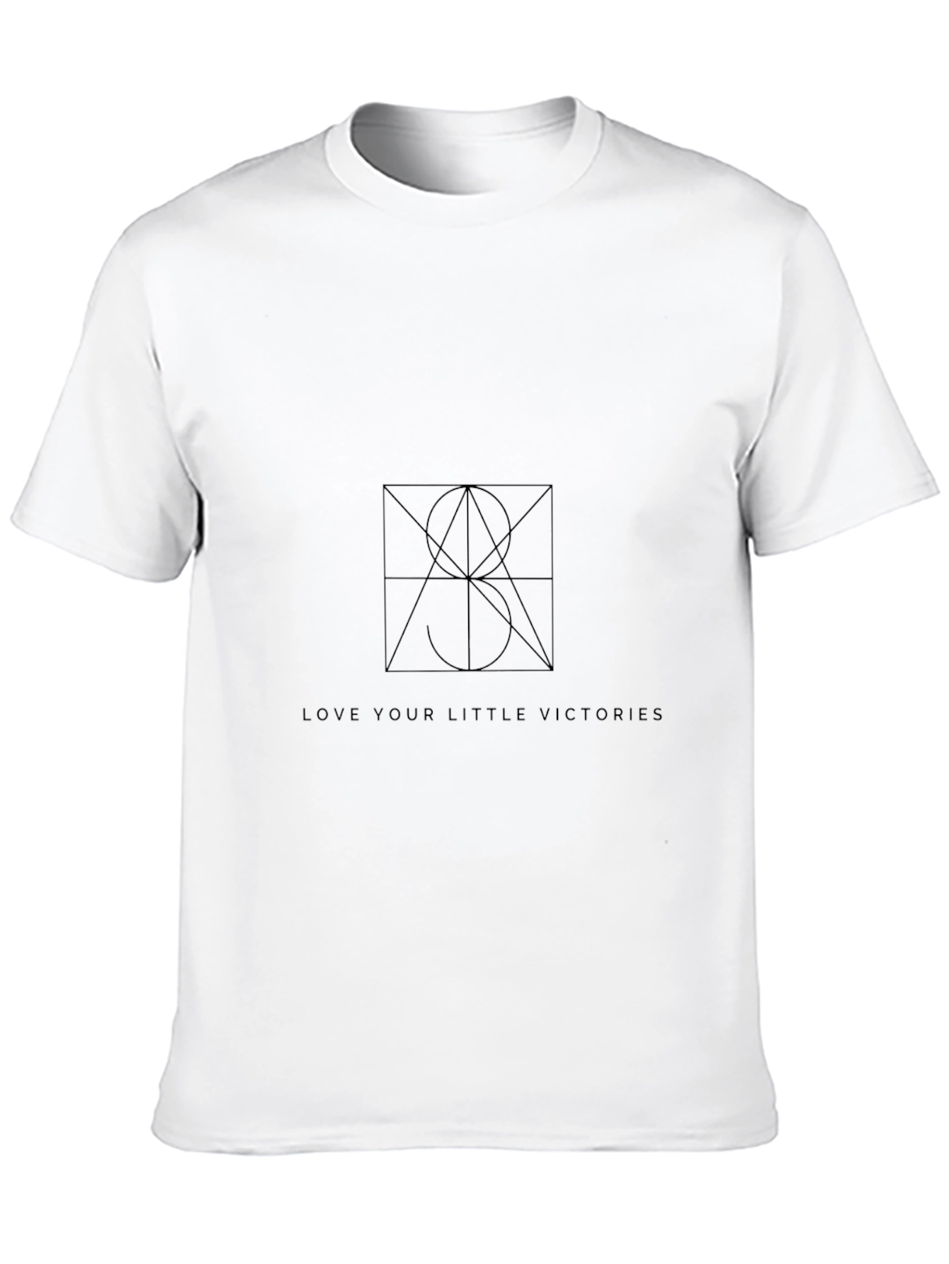 Love Your Little Victories Black Graphic Tee