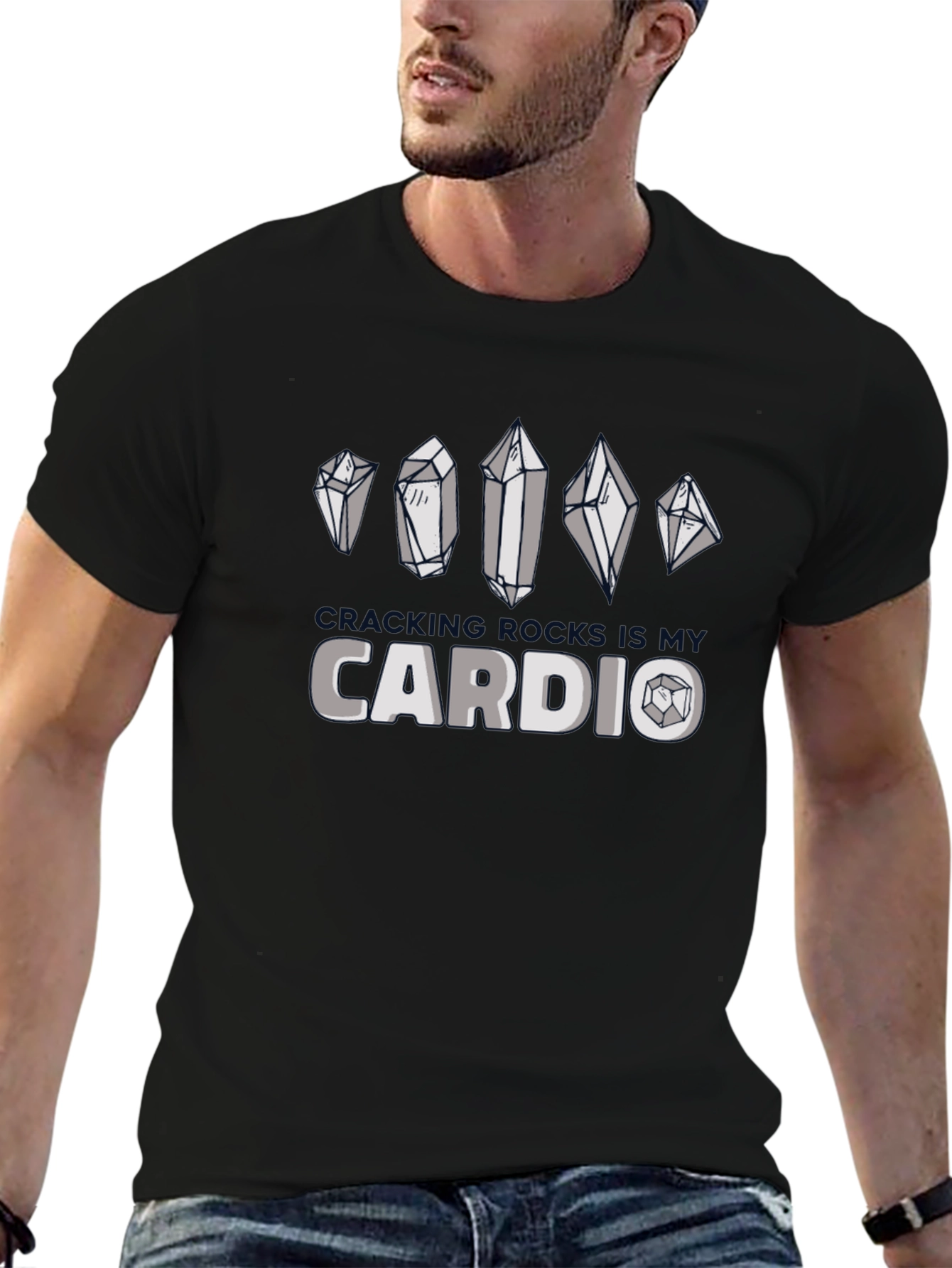 Cracking Rocks is My Cardio T-Shirt