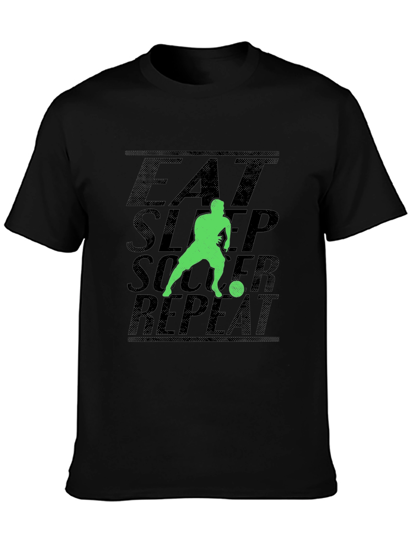 Eat Sleep Soccer Repeat Graphic T-Shirt