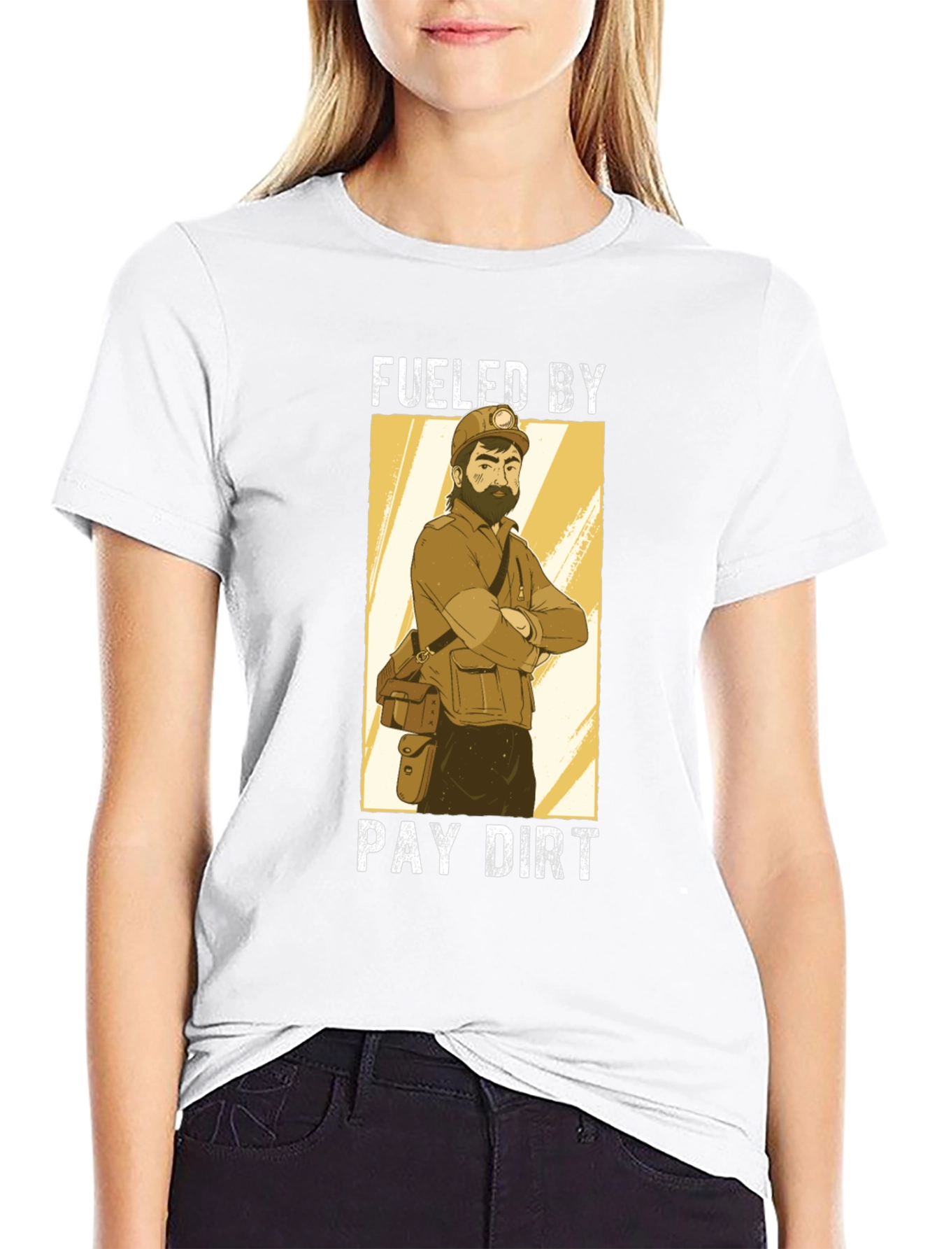 Fueled By Pay Dirt Graphic T-Shirt