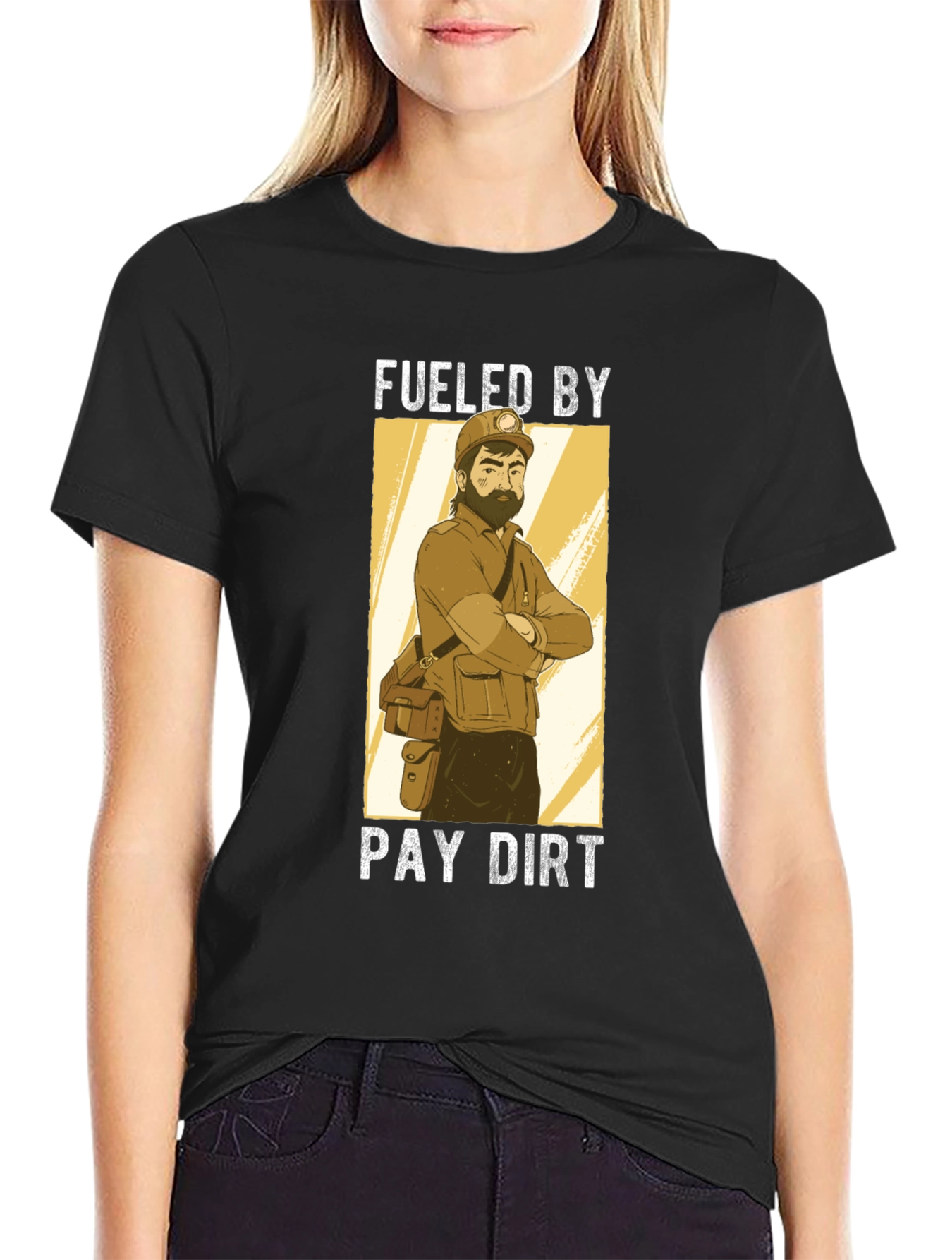 Fueled By Pay Dirt Graphic T-Shirt