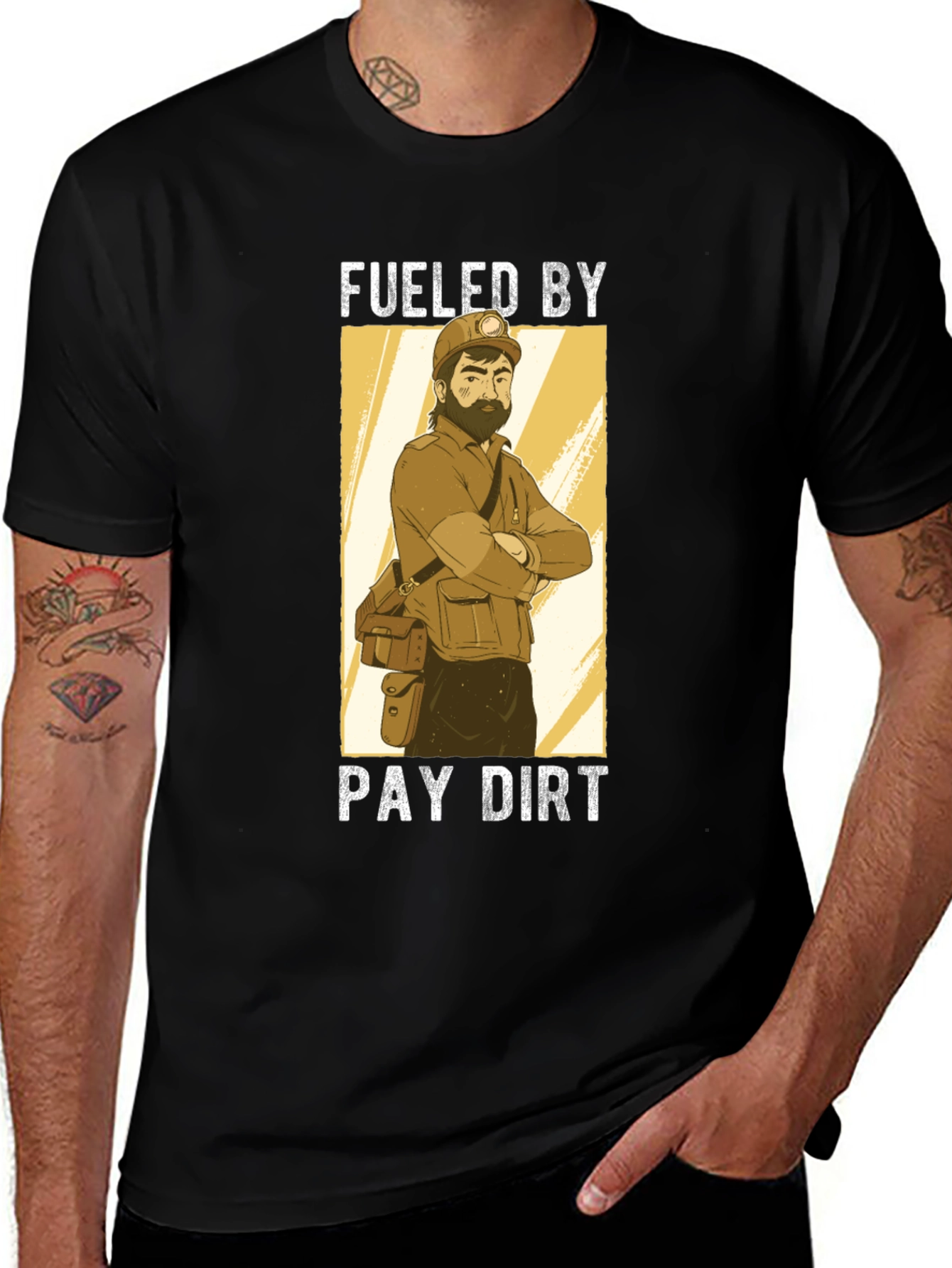 Fueled By Pay Dirt Graphic T-Shirt