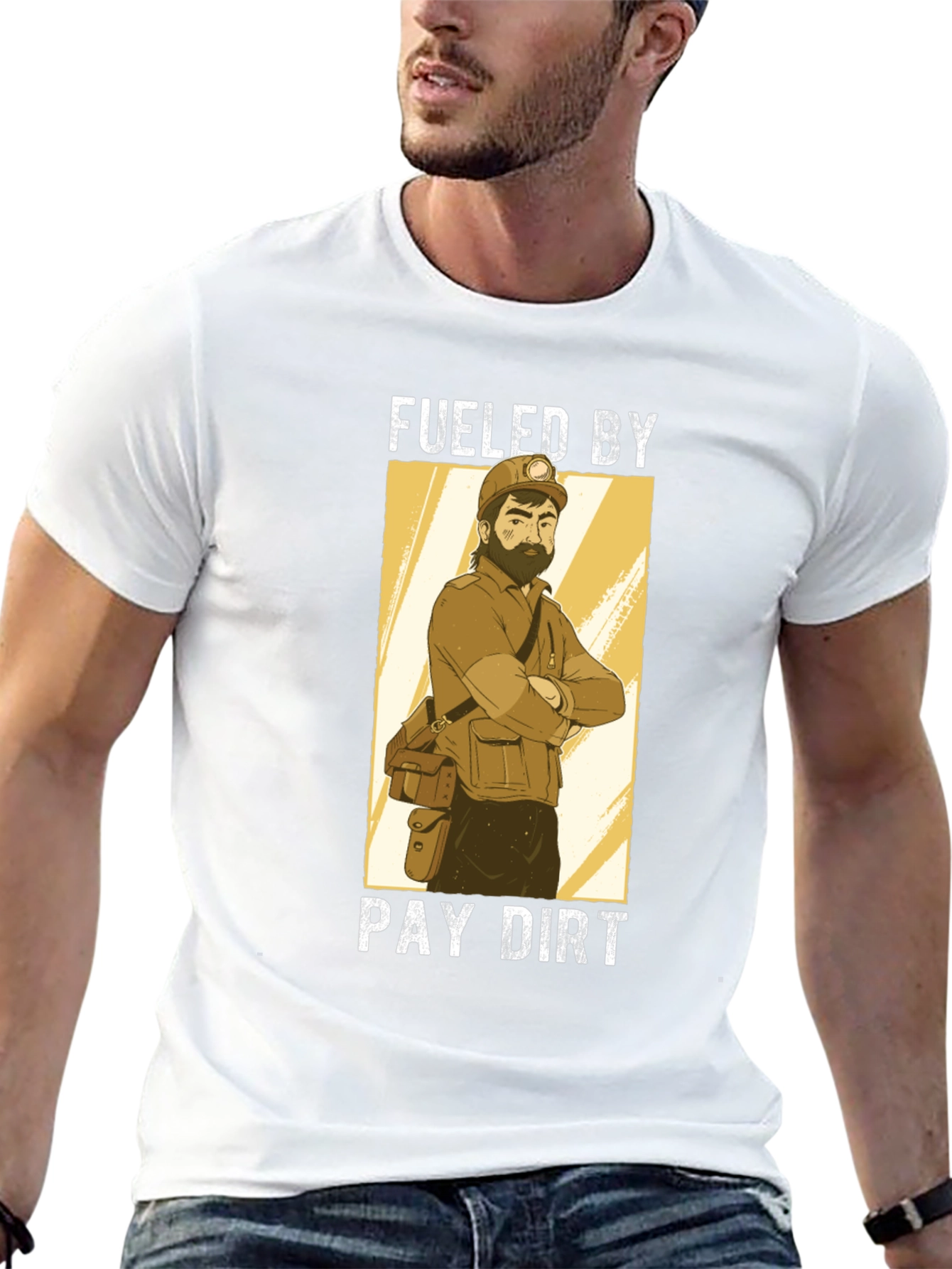 Fueled By Pay Dirt Graphic T-Shirt
